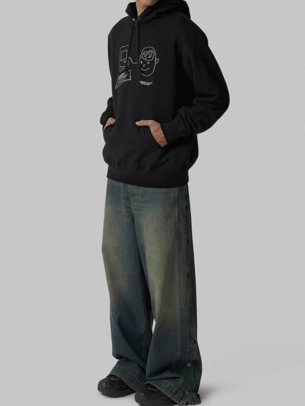 Undercover UNDERCOVER JUN TAKAHASHI Embrd Hoodie Black 5 Size US XXL / EU 58 / 5 - 8 Thumbnail