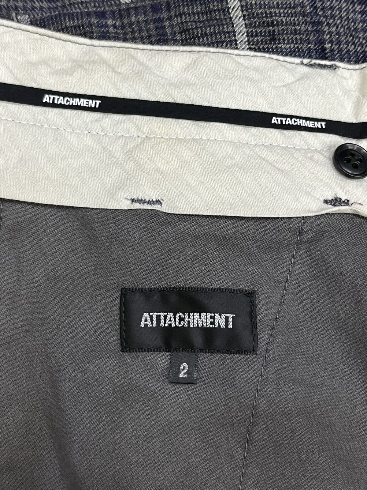 Attachment Vintage Attachment Linen Plaid Cropped 3 Quarter Pants Japan Size US 30 / EU 46 - 6 Thumbnail
