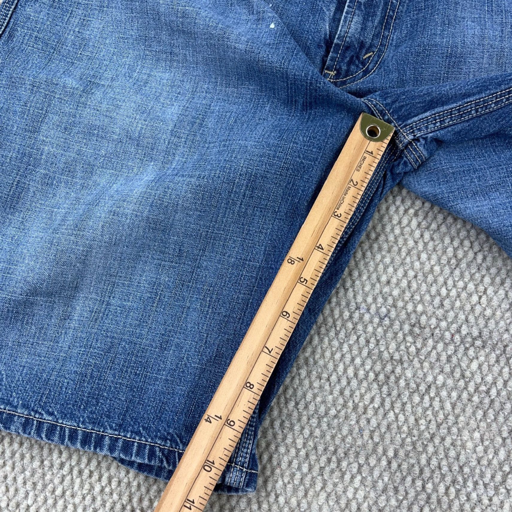 Levi's VINTAGE Levi's Shorts Men 38 Bermuda Denim 5-Pocket Relaxed Mid Blue Workwear Casual 90s Grunge Hip Hop Rockabilly 90s Mens Size US 38 / EU 54 - 7 Thumbnail