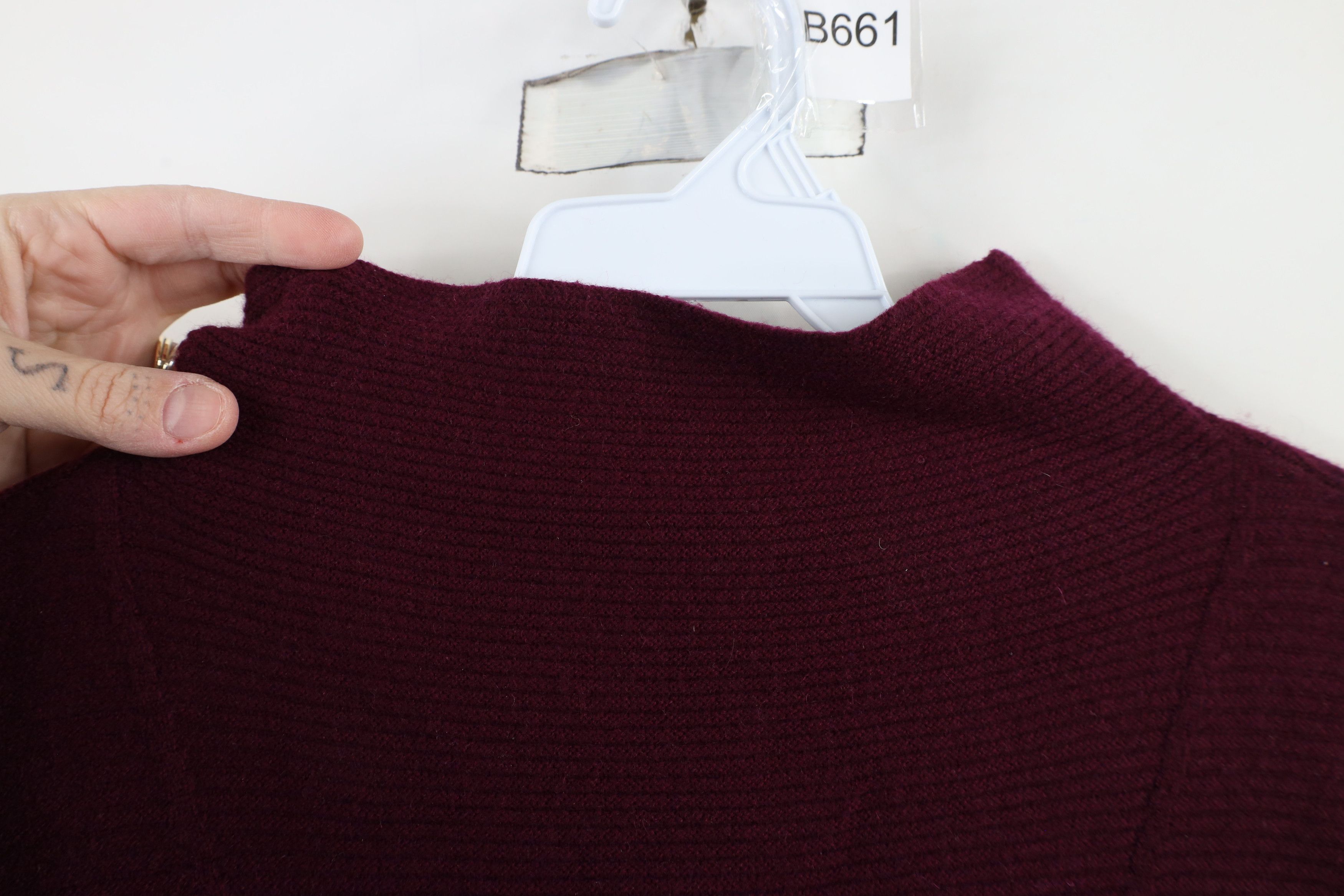 Vintage Vintage Y2K Babydoll Cashmere Ribbed Knit Sleeveless Sweater Size XXL / US 16-18 / IT 52-54 - 4 Thumbnail