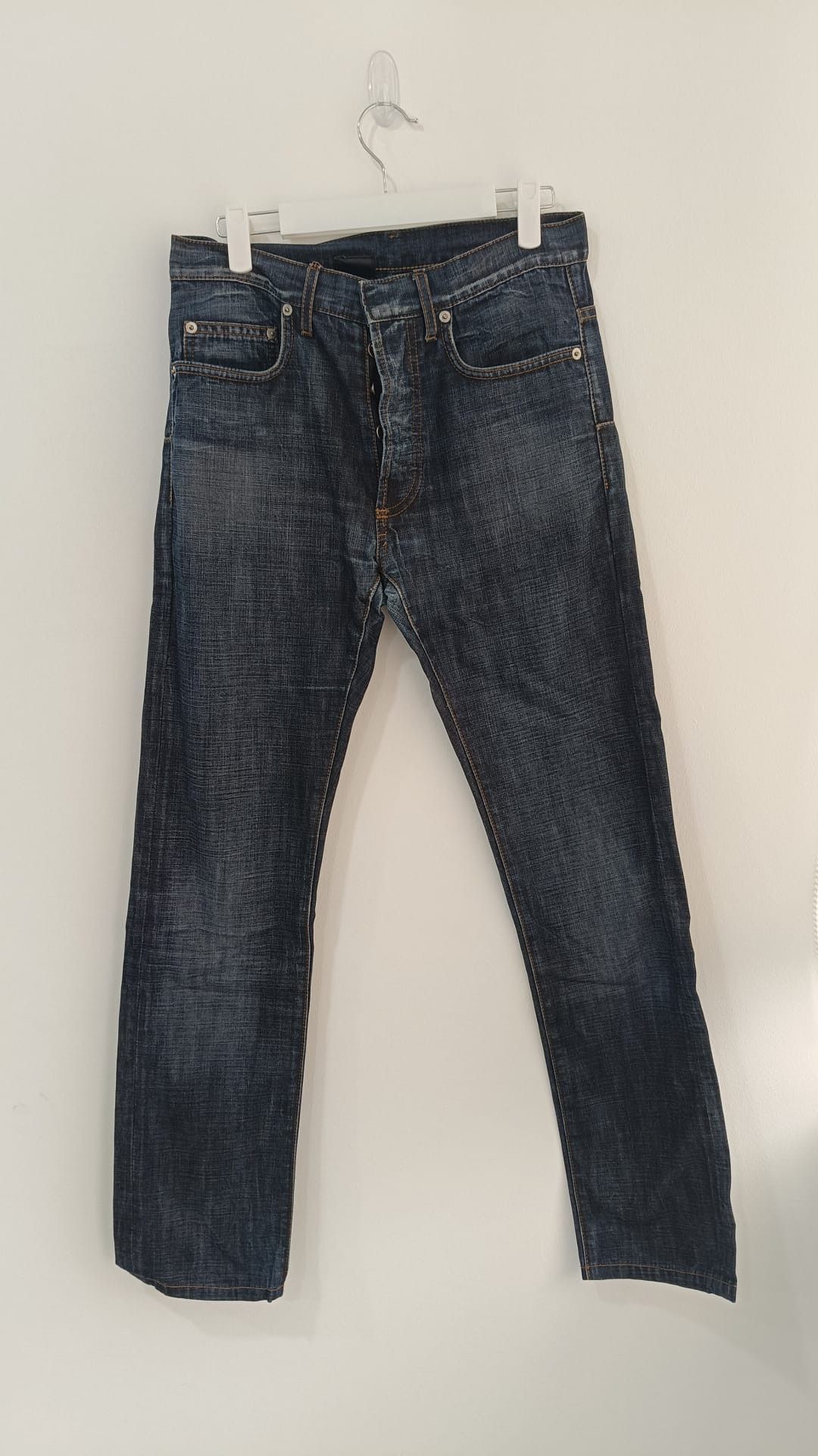 Dior Dior Homme dark indigo denim jeans Size US 27 - 4 Thumbnail