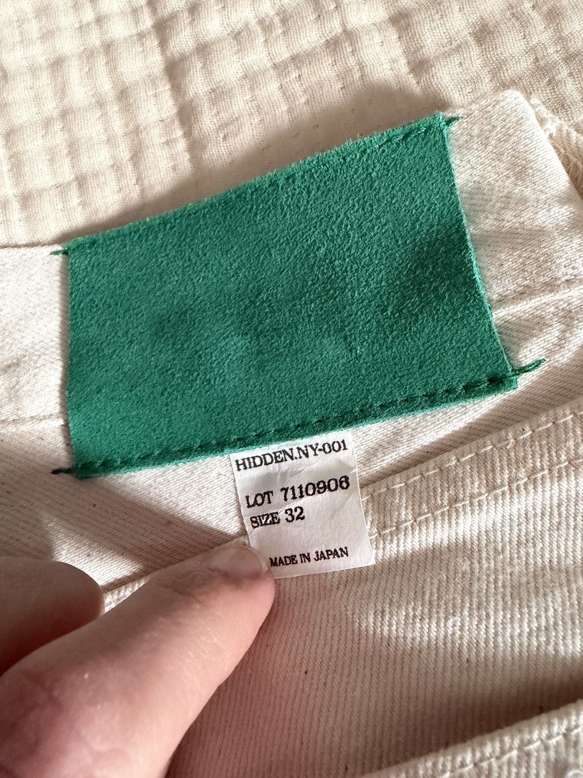 HIDDEN HIDDEN NY Japanese Denim Jeans Size US 32 / EU 48 - 3 Thumbnail