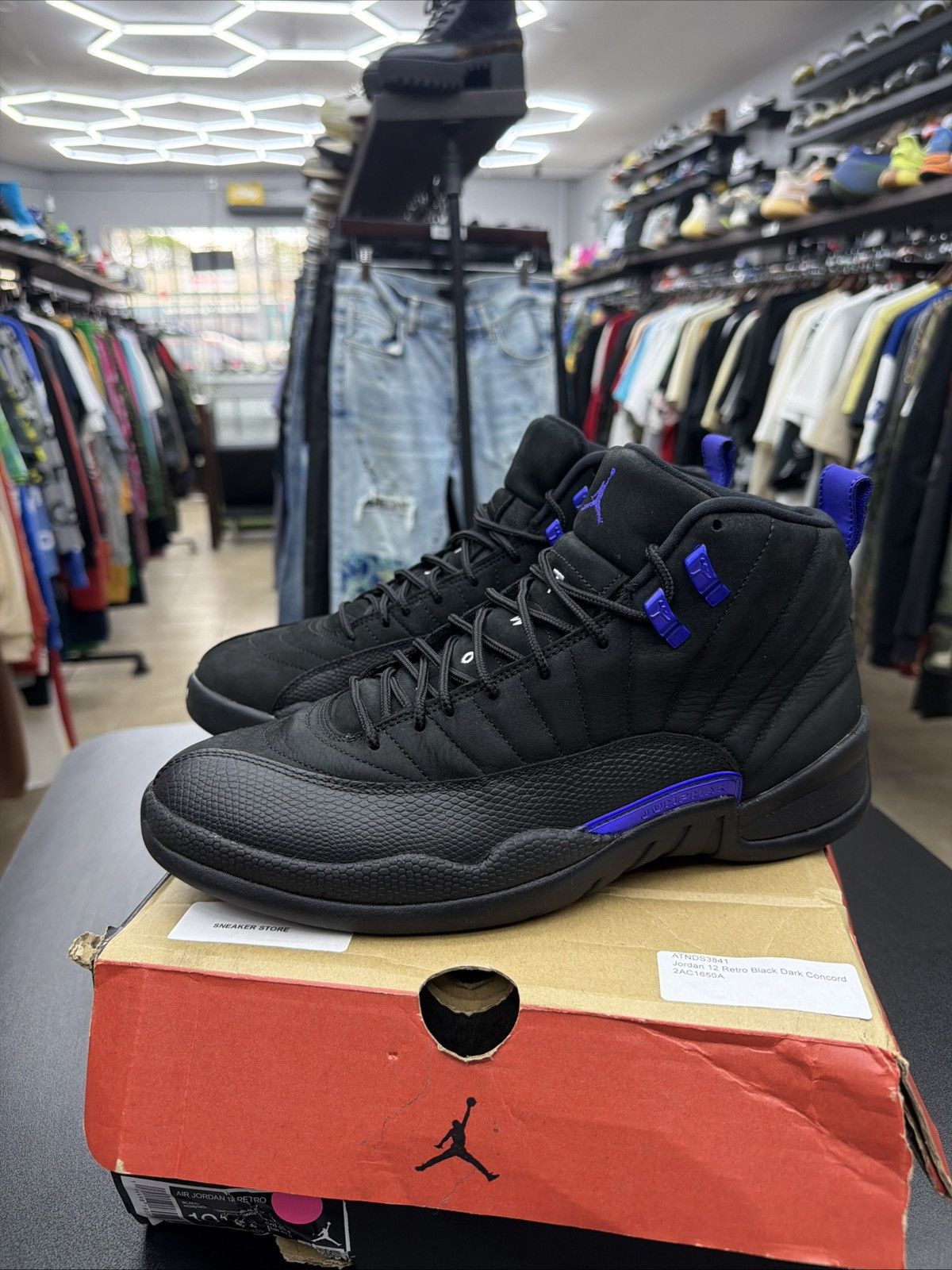 Jordan Brand Size 10.5 - Air Jordan 12 Retro Dark Concord Used OG All Size US 10.5 / EU 43-44 - 10 Thumbnail