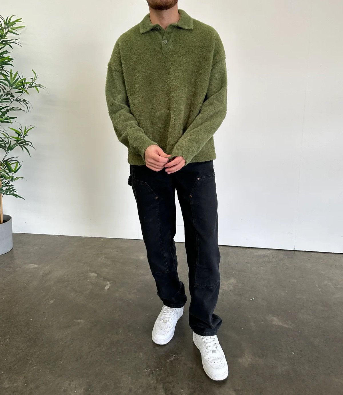 Summit Clothing Knit Polo Olive Size S Size US S / EU 44-46 / 1 - 2 Thumbnail