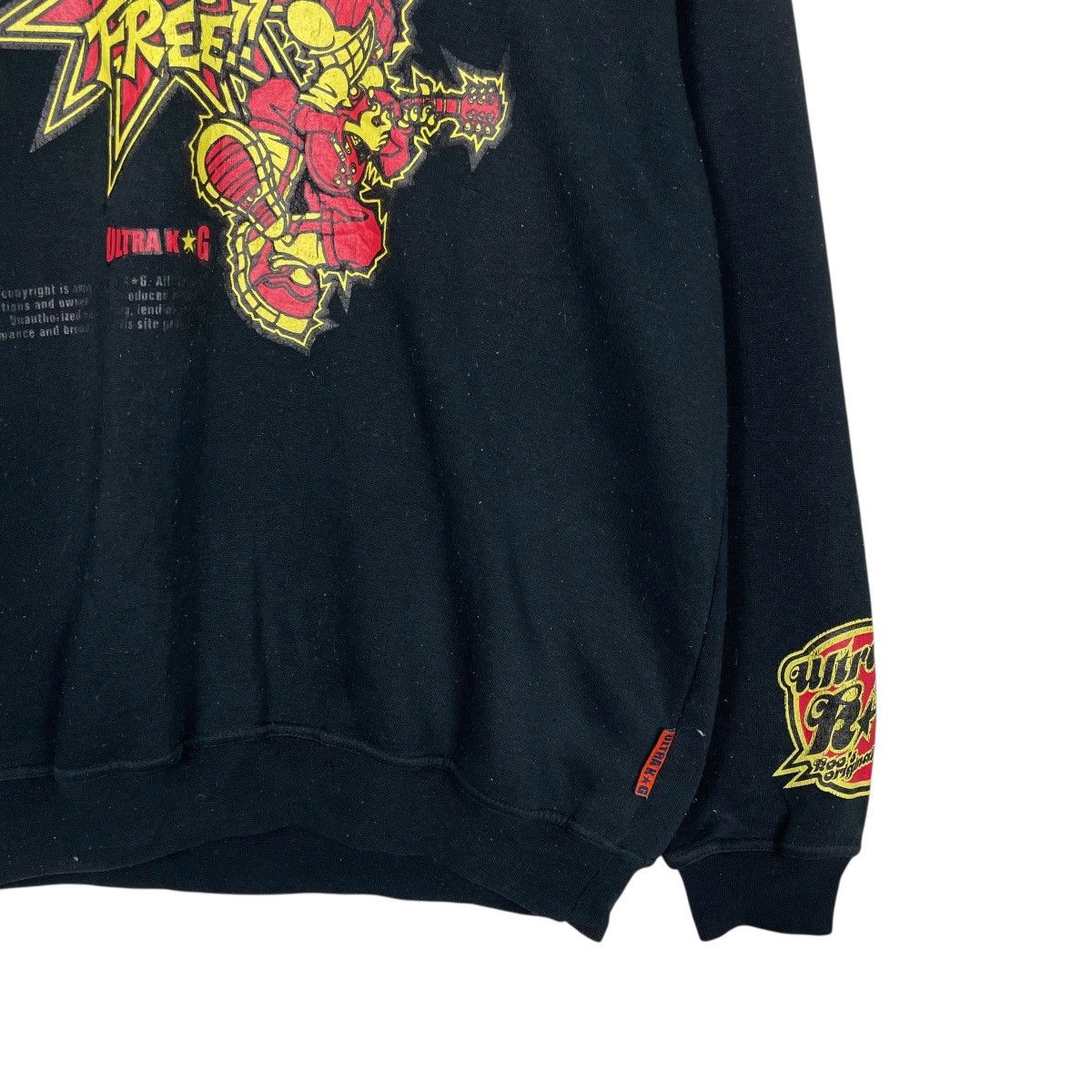Japanese Brand Ultra KG Freedom Isn't Free Big Logo Sweatshirt Size US L / EU 52-54 / 3 - 4 Thumbnail