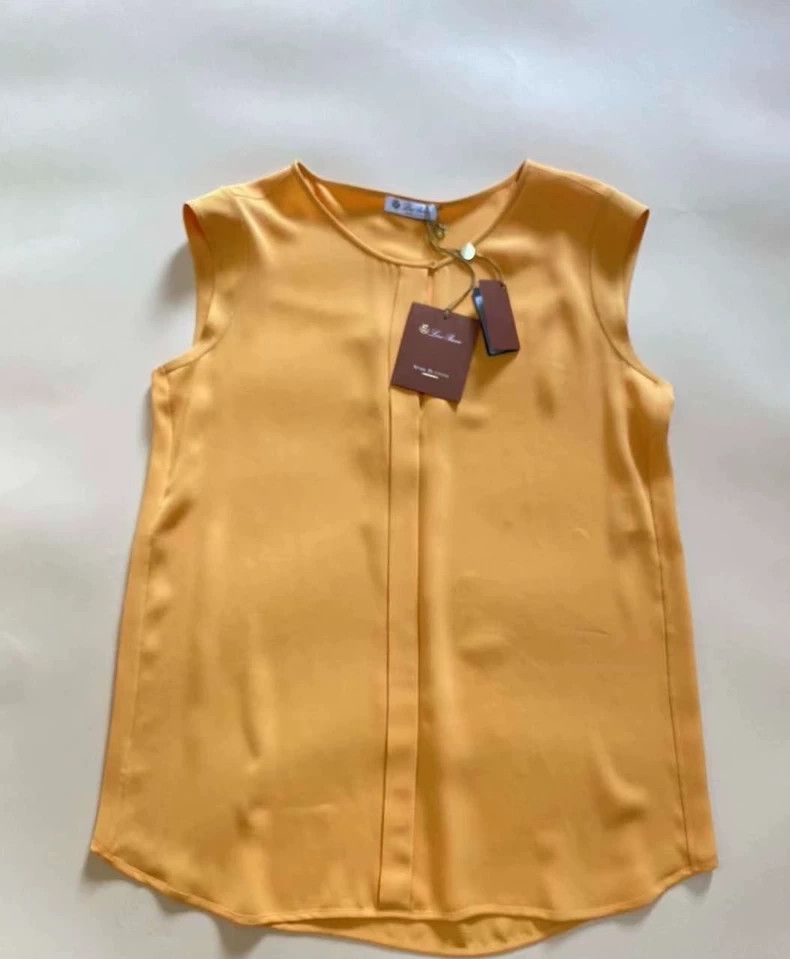 Loro Piana LORO PIANA Silk sleeveless top Size M / US 6-8 / IT 42-44 - 1 Thumbnail