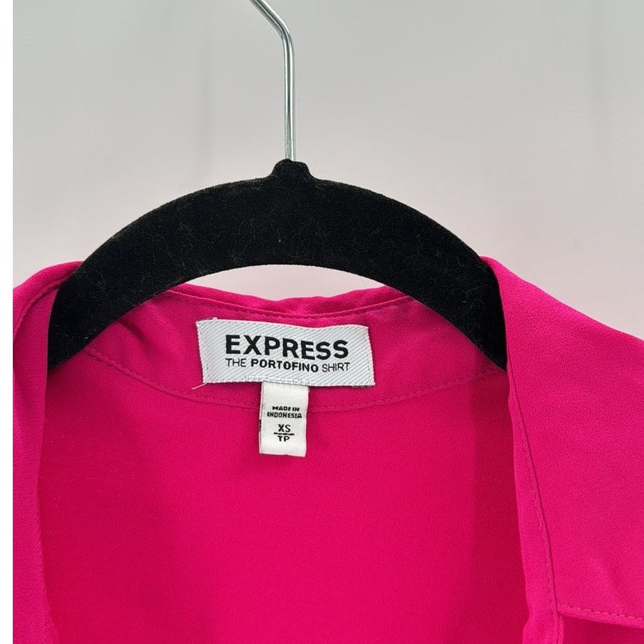 Express Express The Portofino Shirt office roll sleeve versatile XS Size XS / US 0-2 / IT 36-38 - 3 Thumbnail
