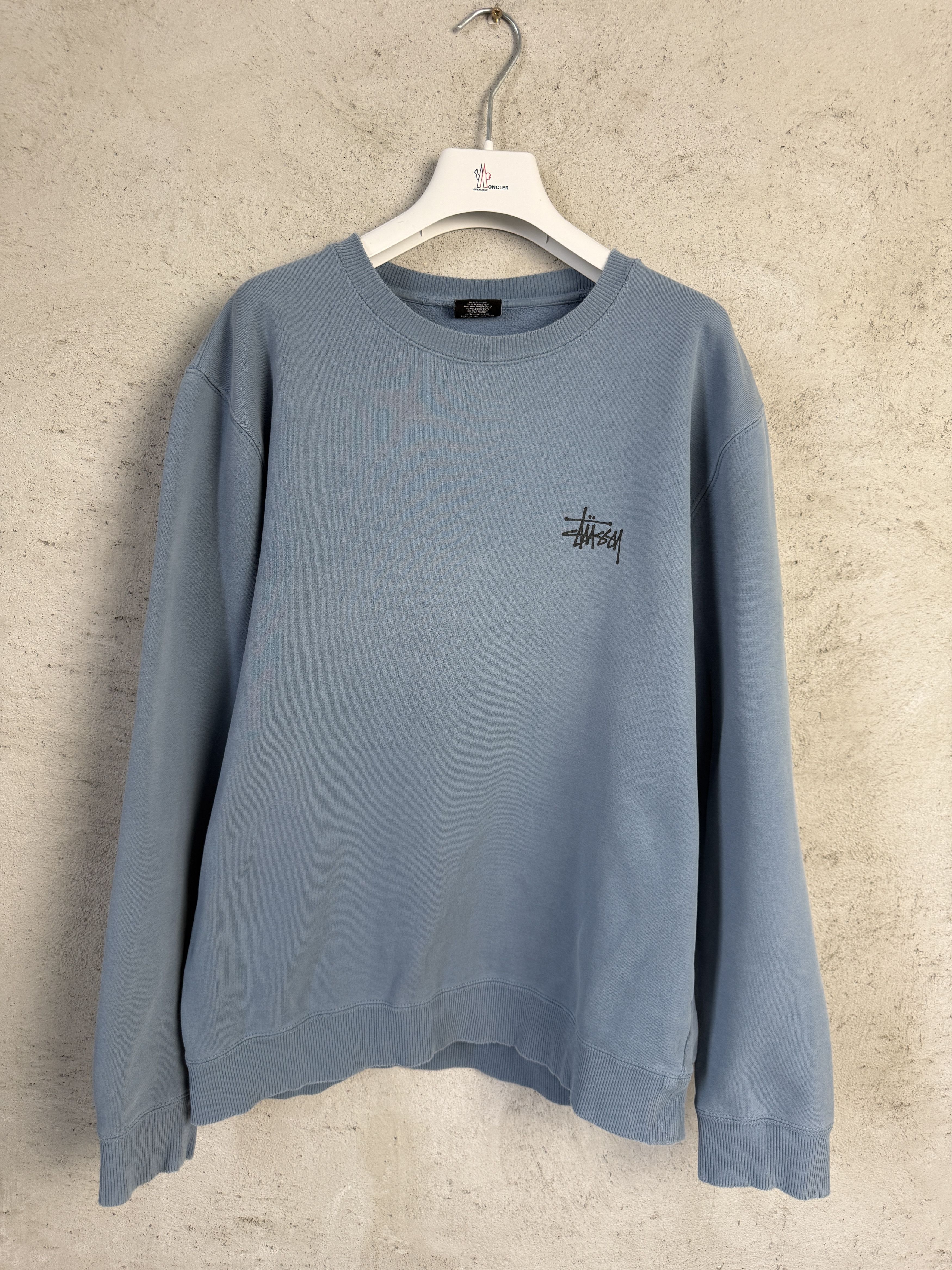 Stussy Stussy big back logo sweatshirt crewneck skate rap Size US L / EU 52-54 / 3 - 2 Thumbnail