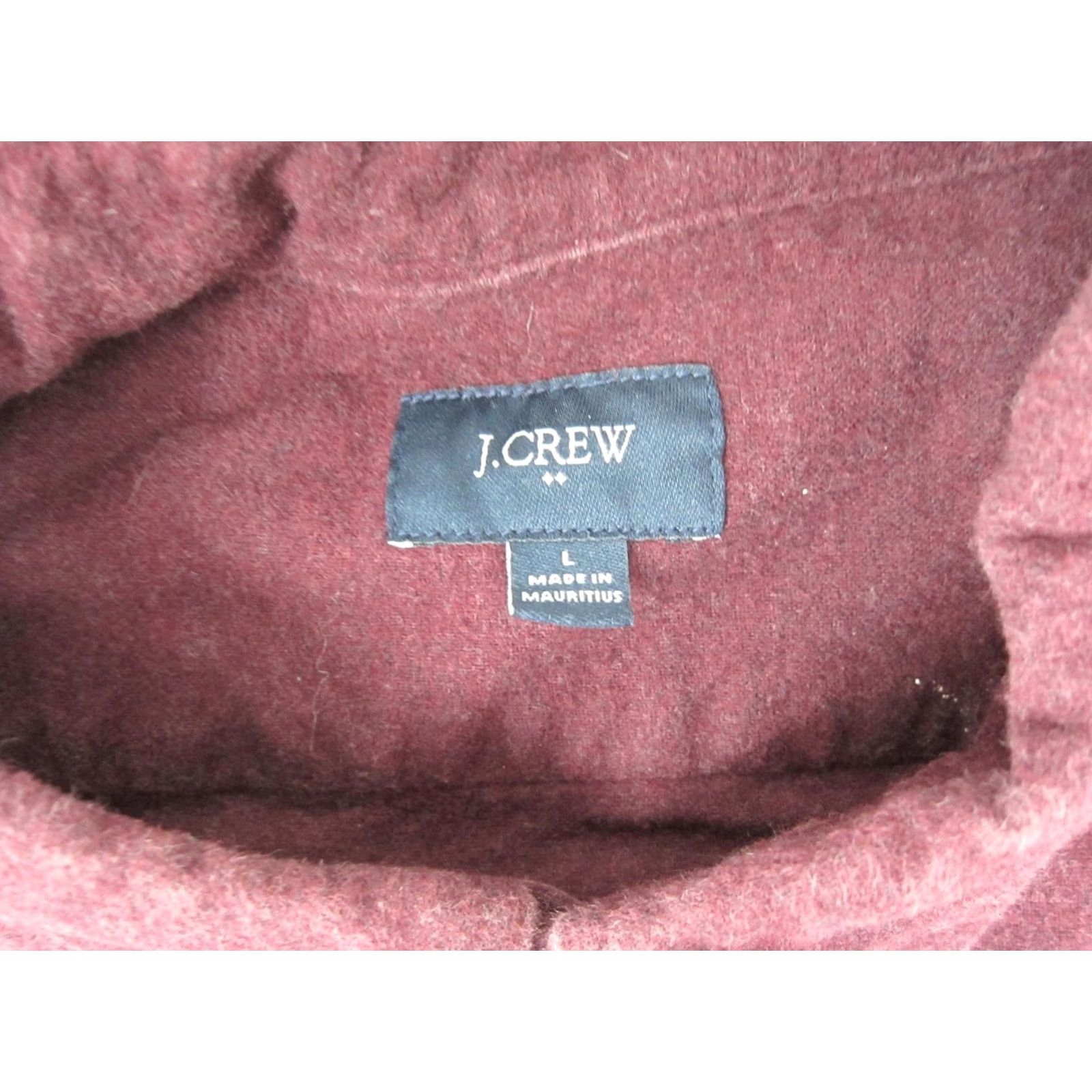 J.Crew J.Crew Shirt Mens Large Red Chamois Flannel Button Down Elbow Patch Classic 90s Size US L / EU 52-54 / 3 - 4 Thumbnail