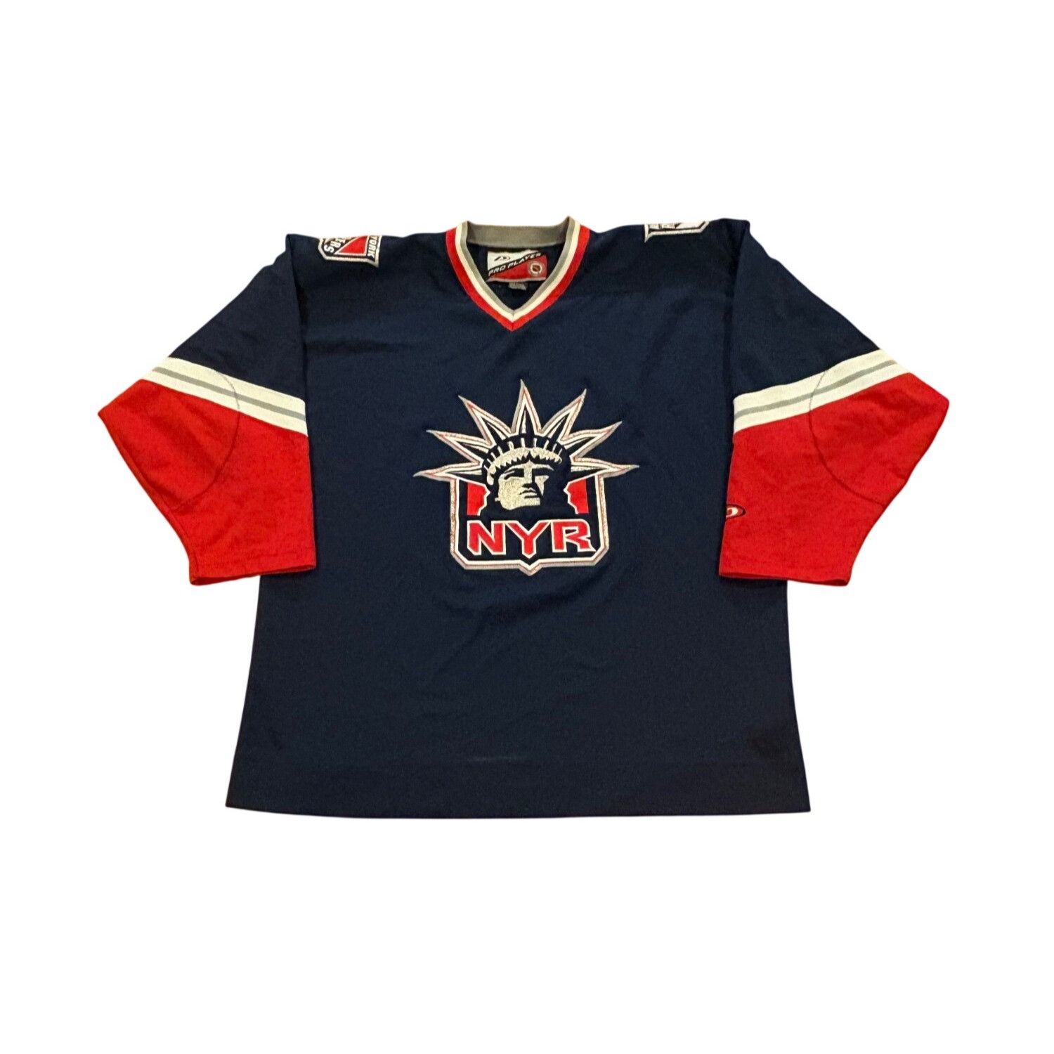 Pro Player Vintage 90s Pro Player New York Rangers Lady Liberty NHL Hoc Size US L / EU 52-54 / 3 - 1 Thumbnail