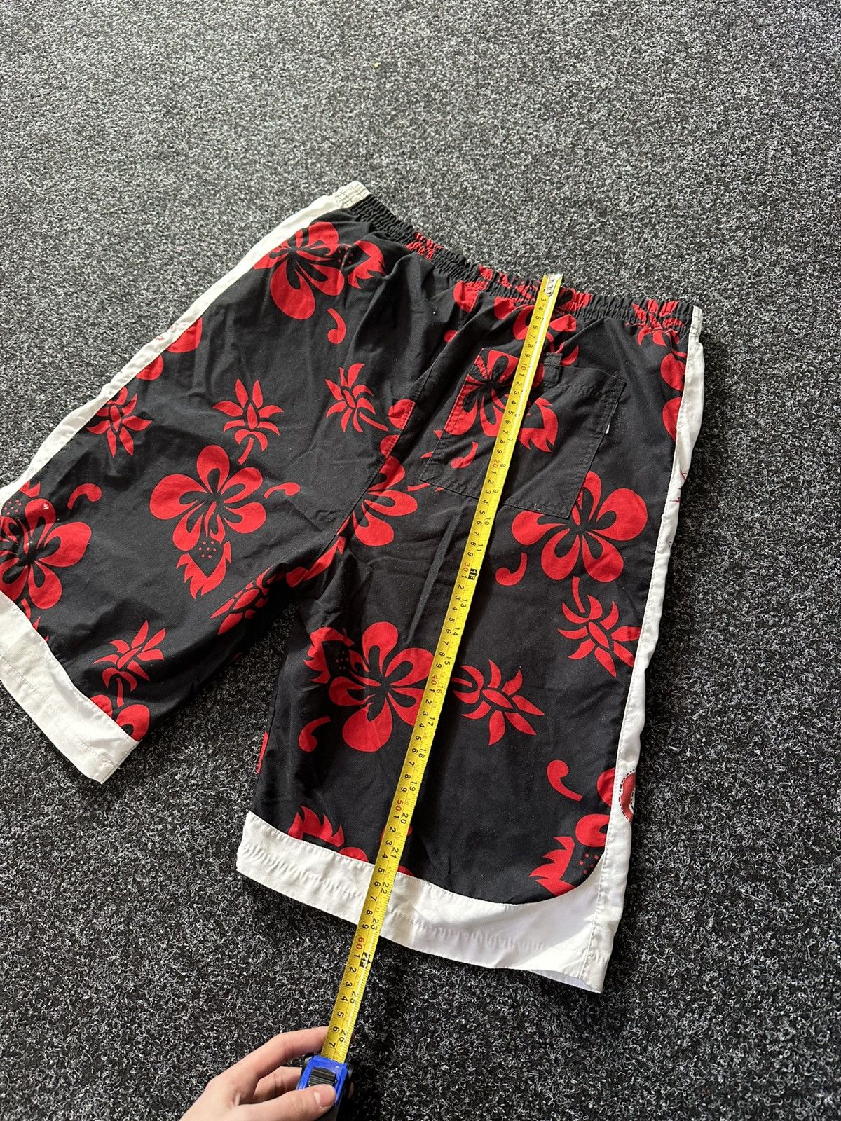 Billabong × Vintage 🚨Vintage BILLABONG OVER PRINT FLOWER Japanese Surf Shorts Size US 32 / EU 48 - 10 Thumbnail