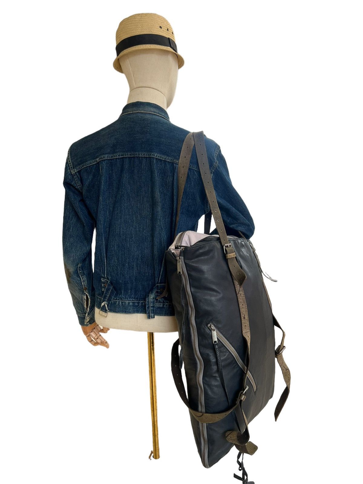 Diesel Diesel For Successful Living Patina Napa Leather Tote Bag Size ONE SIZE - 4 Thumbnail