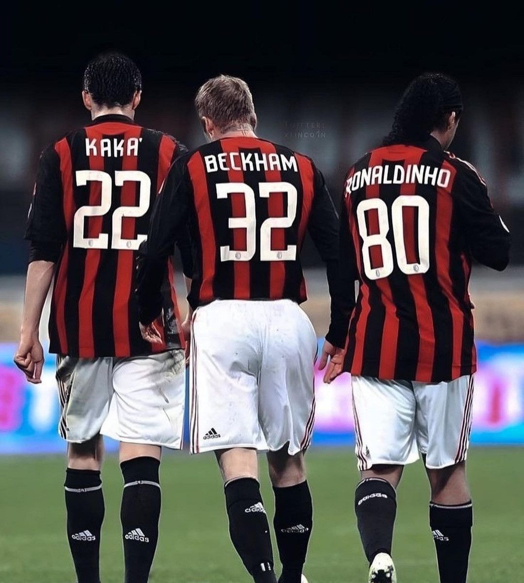 Vintage 2007-08 AC Milan Home Shirt Kaka #22 soccer jersey S