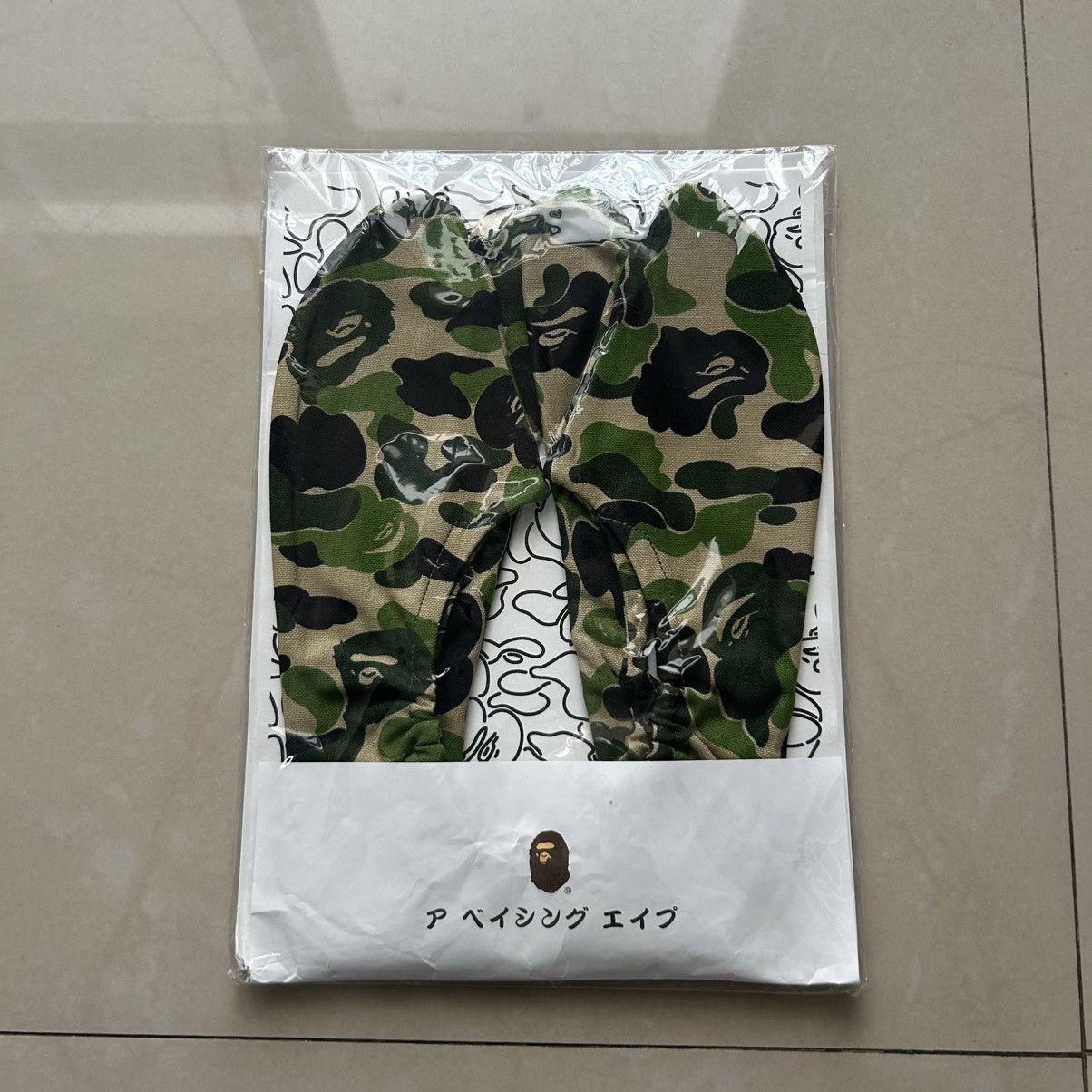 Bape house tabi slip ons