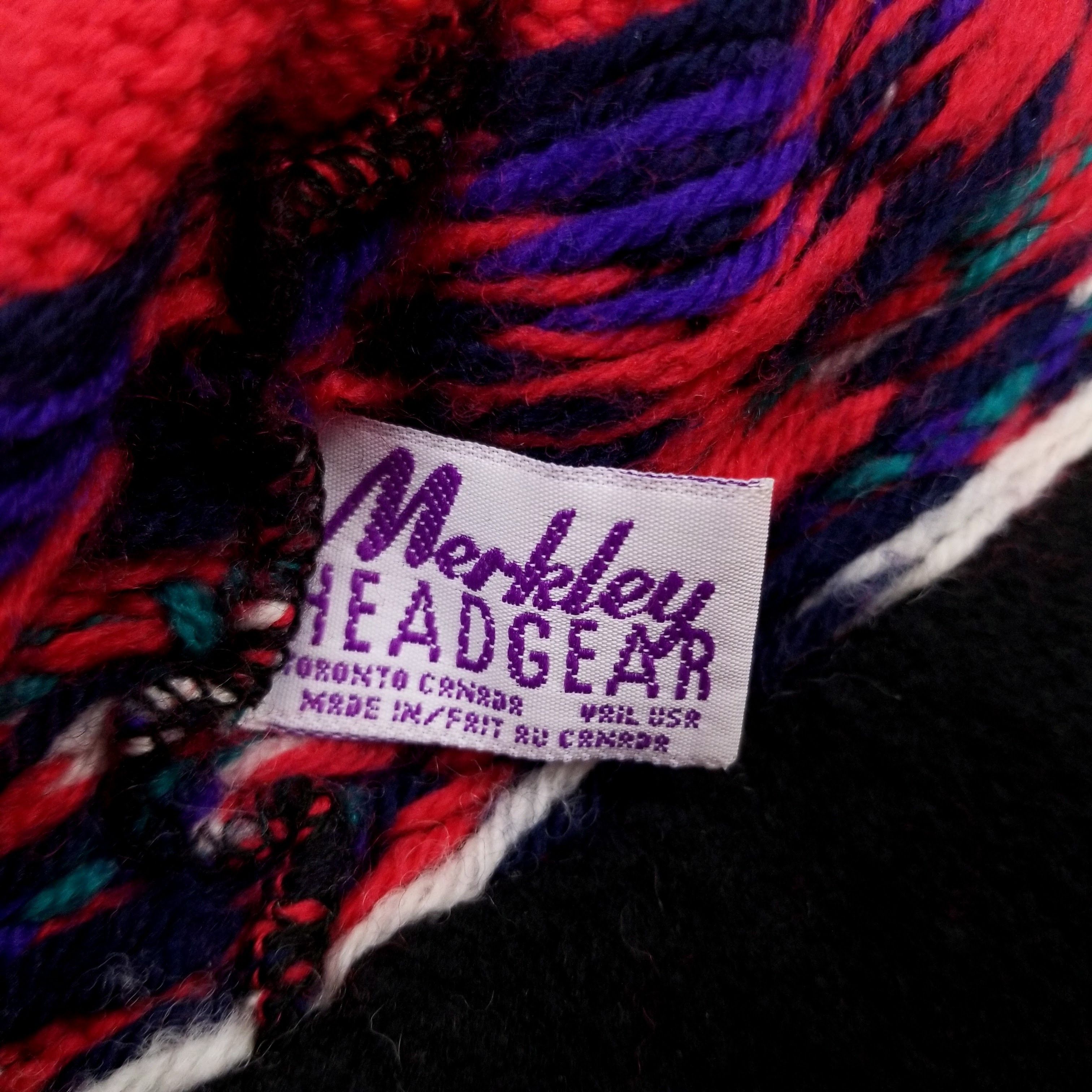 Other Merkley 100% Wool Patterned Beanie Beaded Pom Pom Tassel Size ONE SIZE - 8 Thumbnail