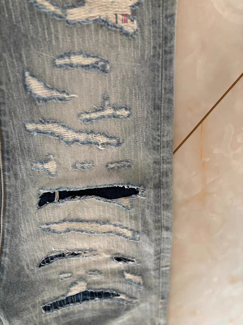 Billionaire Boys Club Billionaire Boys Club Fish Ball Distressed Jeans Size US 34 / EU 50 - 6 Thumbnail