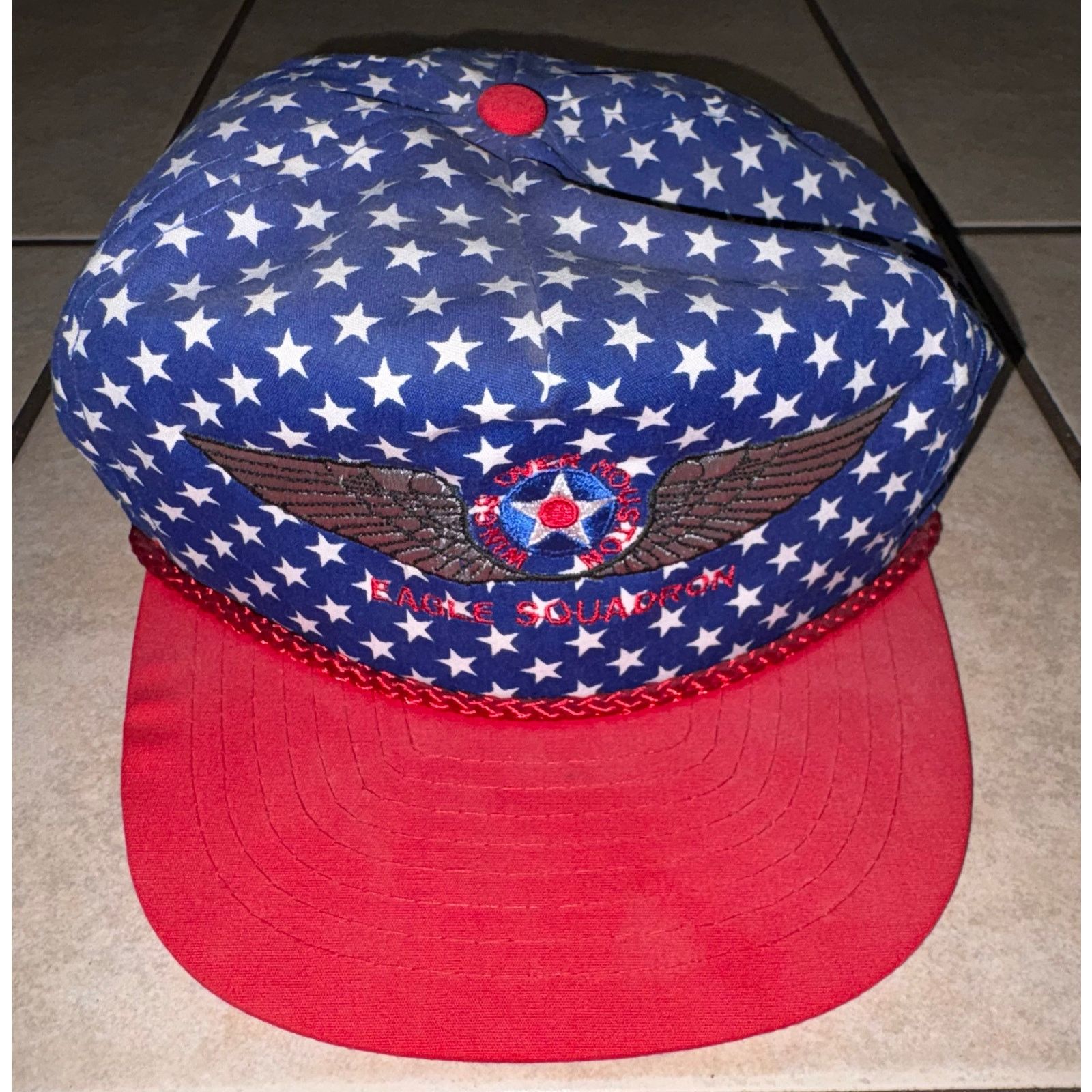 Other Vintage USA eagle squadron air show hat stars snapback Size ONE SIZE - 1 Thumbnail