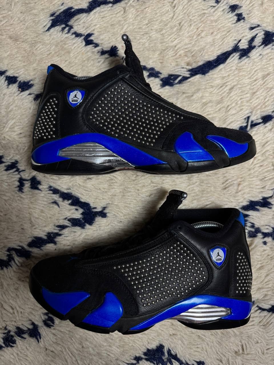 Jordan 14 Retro x Supreme Black