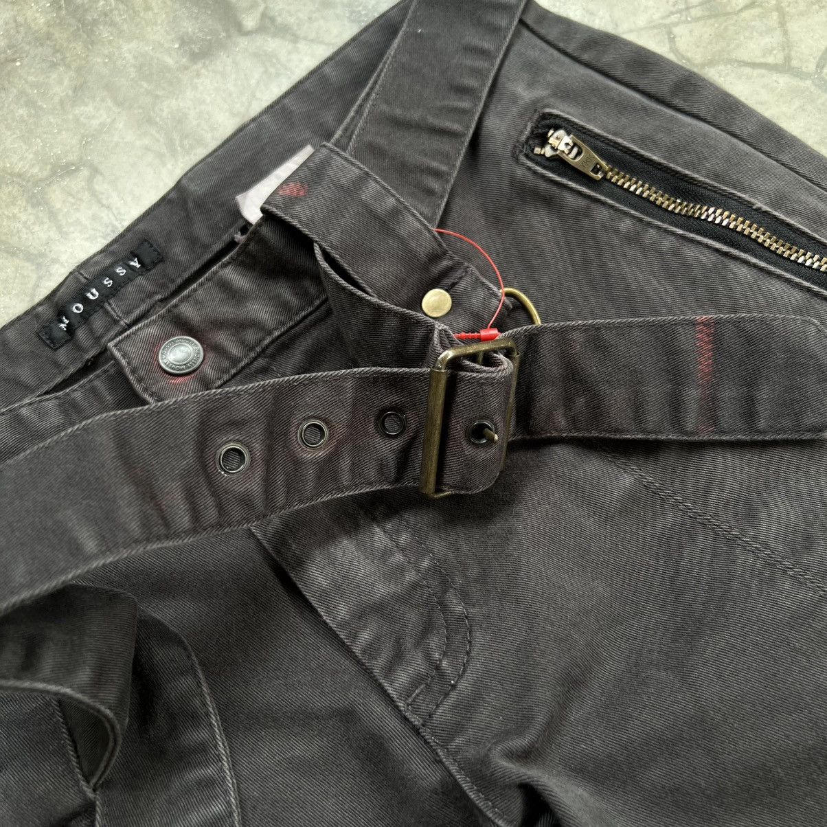 Undercover 2000s Moussy Undercover Washed Bondage Bottom Zip Pants Size US 27 - 8 Thumbnail