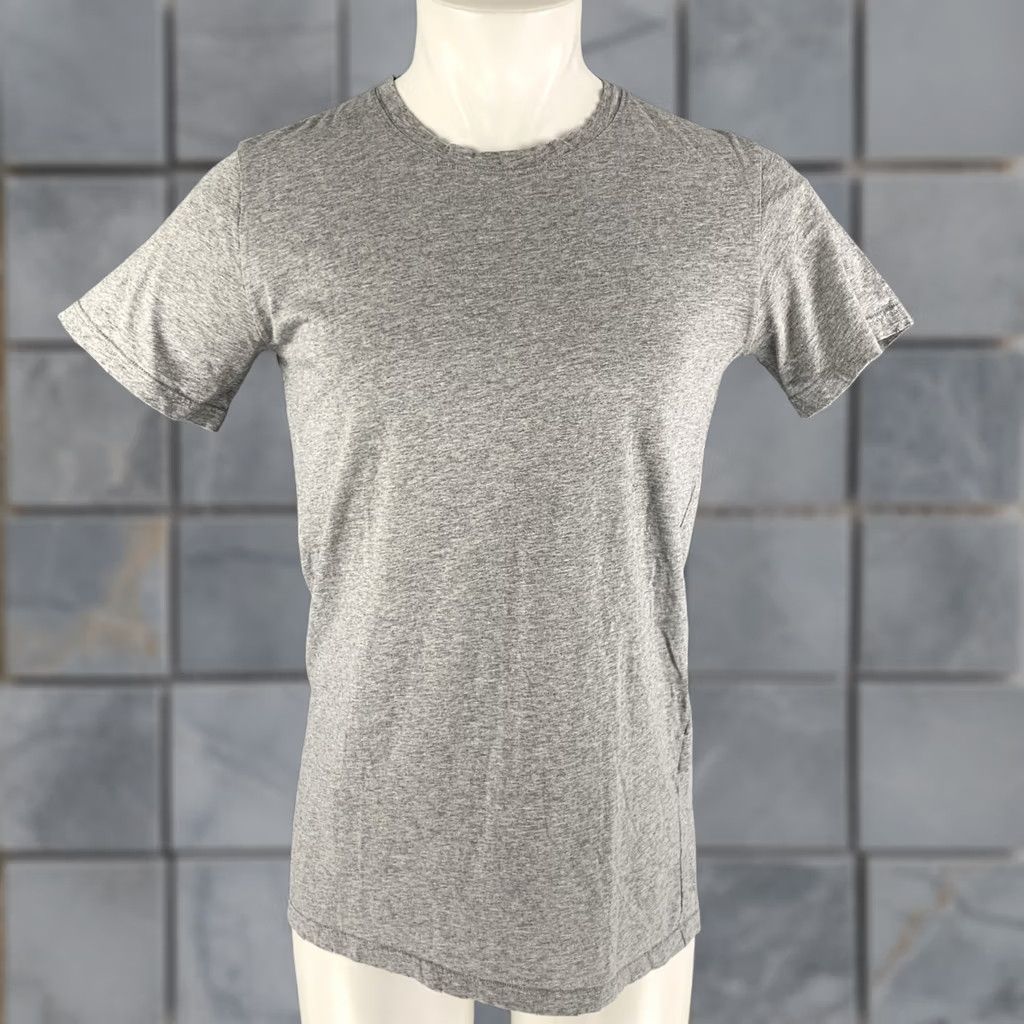 Balmain BALMAIN Size M Grey Solid Cotton Crew-Neck Shirt - Size US M / EU 48-50 / 2 - 1 Thumbnail