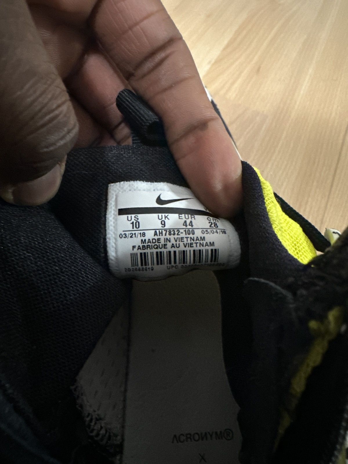 Acronym × Nike Nike Air Presto Mid Acronyms Size US 10 / EU 43 - 7 Thumbnail