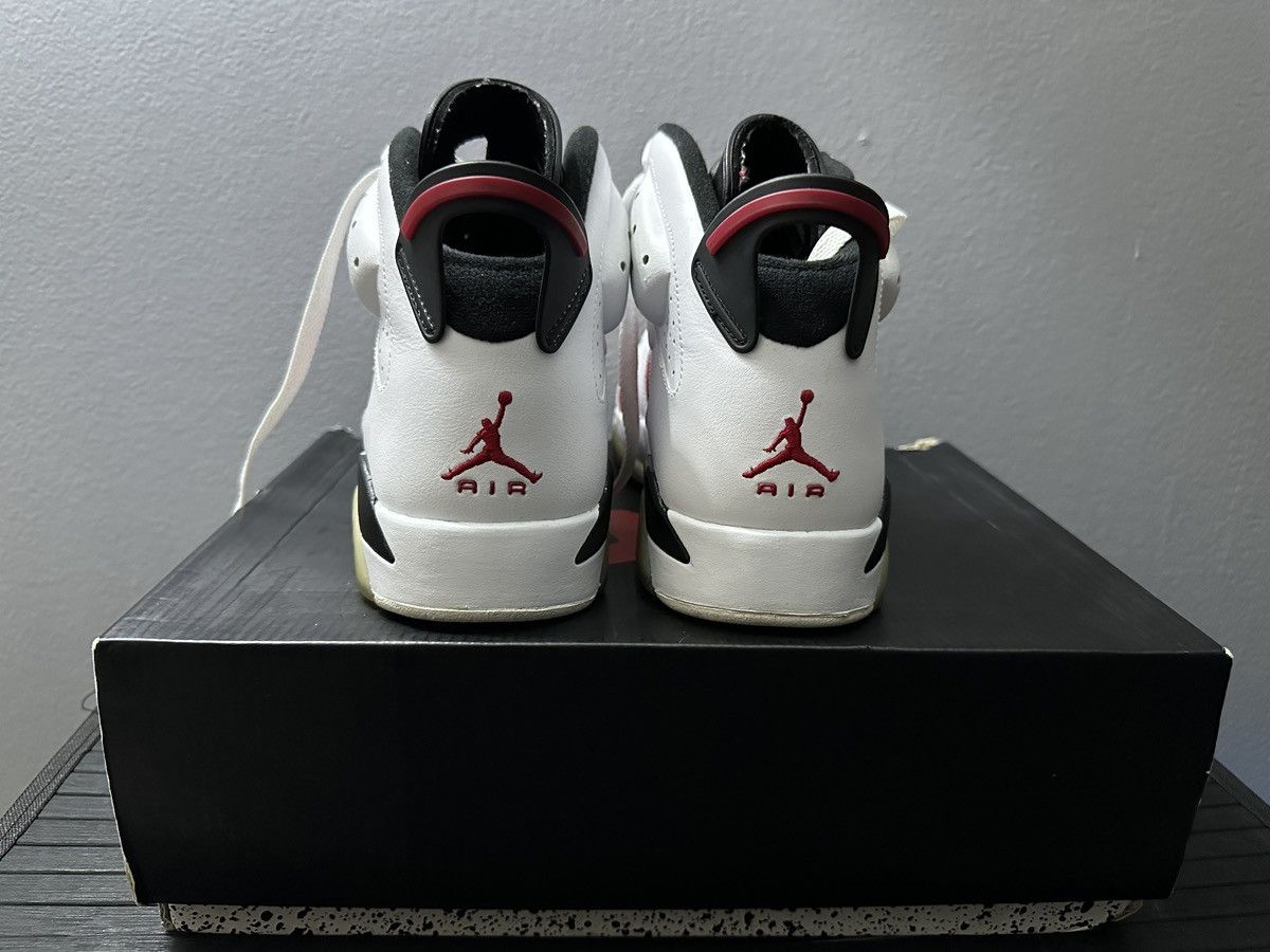 Jordan Brand × Nike 2008 Nike Air Jordan VI 6 Carmine CDP Size US 10.5 / EU 43-44 - 3 Thumbnail
