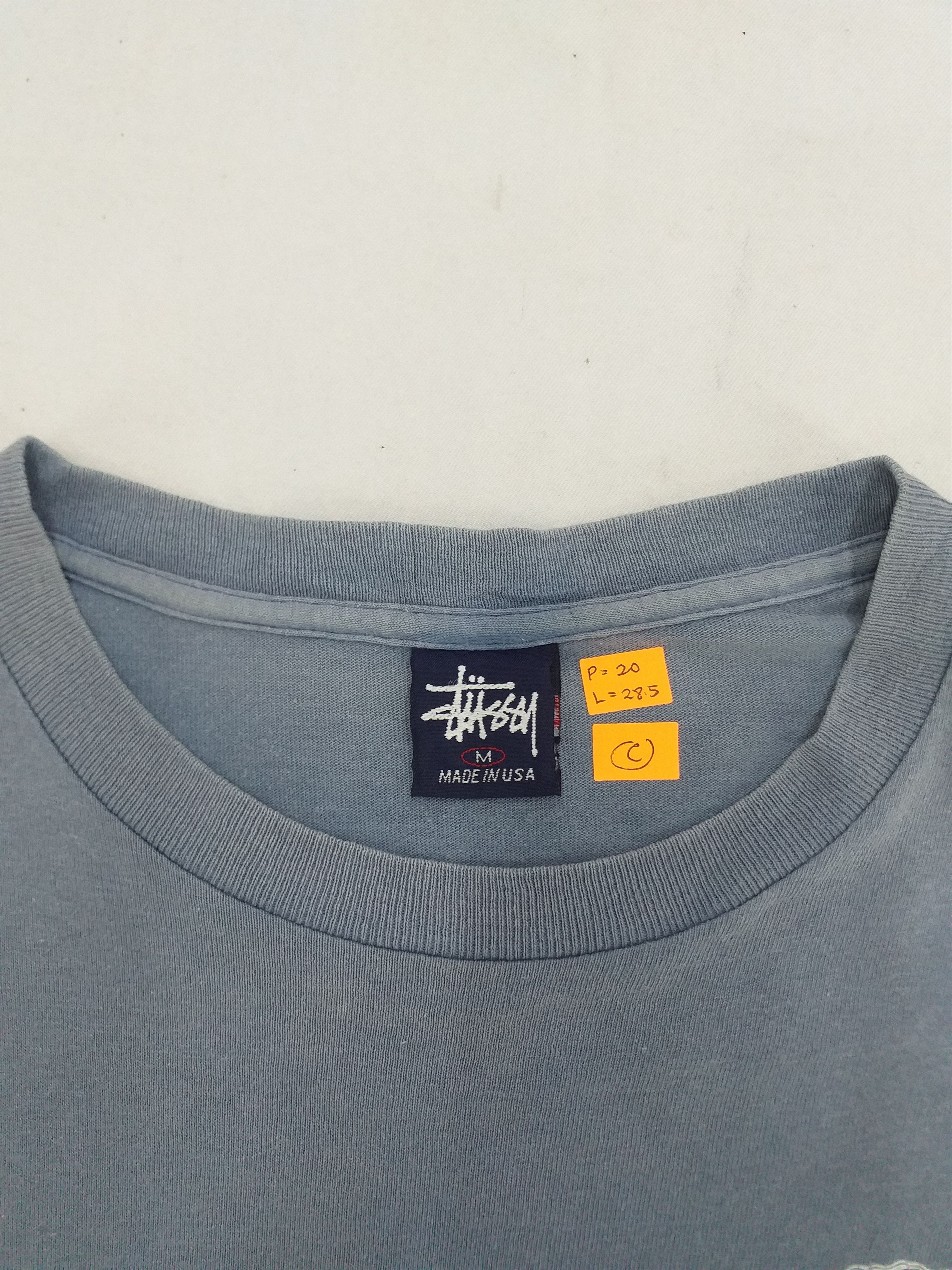 Japanese Brand Vintage Stussy 90's USA Nice Design T-Shirt -C039 Size US M / EU 48-50 / 2 - 5 Thumbnail
