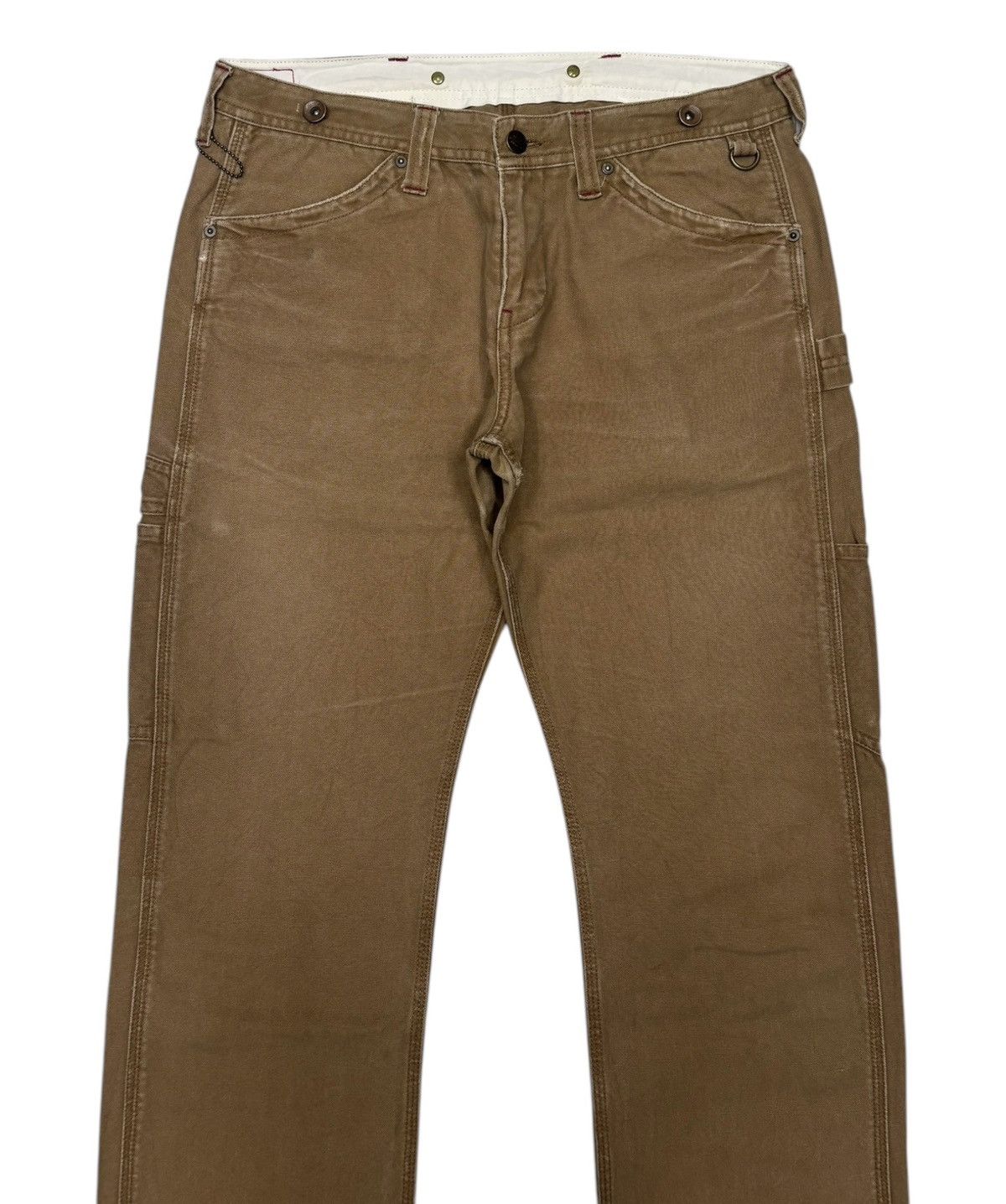 Dickies 🔥VINTAGE DICKIES BROWN WORKWEAR PANTS Size US 32 / EU 48 - 4 Thumbnail