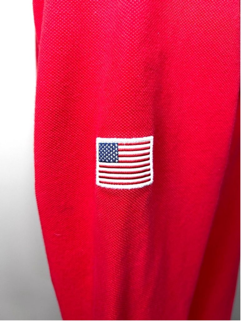 Lacoste Men's Lacoste Red Long Sleeve Polo Shirt Size L Size US L / EU 52-54 / 3 - 8 Thumbnail