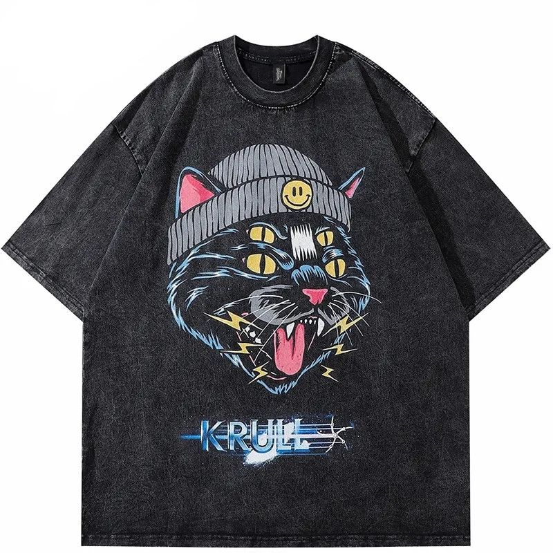 Japanese Brand × Vintage 80s Cartoon Design Face Oversized Printed Vintage T Shirt Size US L / EU 52-54 / 3 - 1 Thumbnail