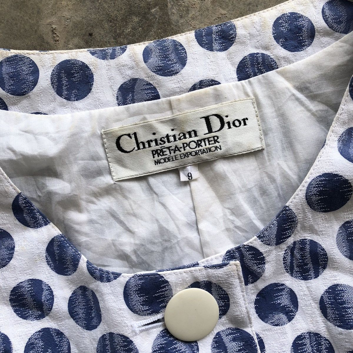 Christian Dior Monsieur CHRISTIAN DIOR Pret A Porter Nice Design Blouse Shirt Size S / US 4 / IT 40 - 7 Thumbnail