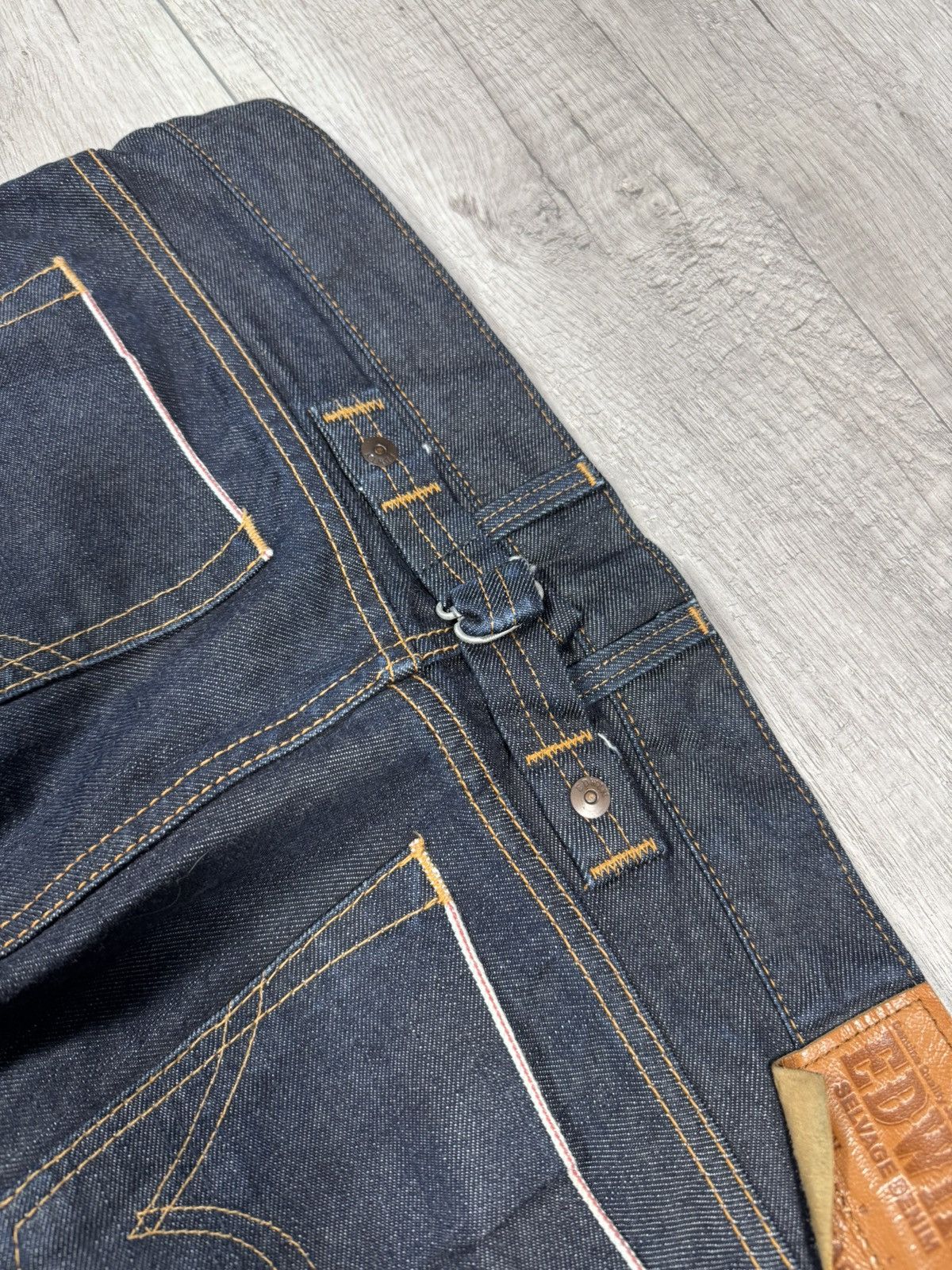 Edwin EDWIN LS555 Made In Japan Vintage Selvedge Navy Jeans Size US 30 / EU 46 - 5 Thumbnail
