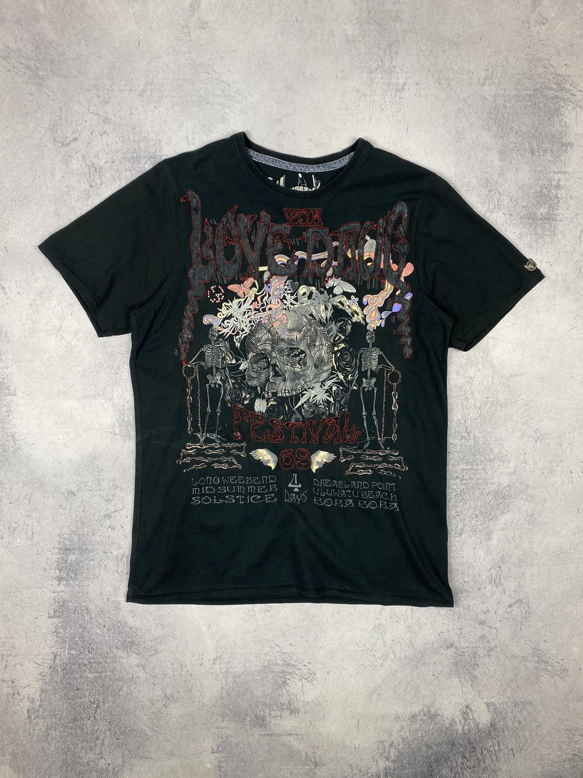 Ringspun Ringspun Skulls Affliction Style Avant Garde Tee Size US L / EU 52-54 / 3 - 2 Thumbnail