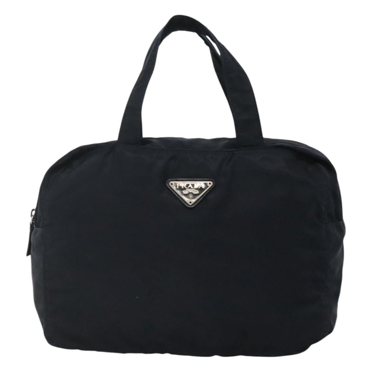 Prada PRADA Hand Bag Nylon Navy Silver Size ONE SIZE - 2 Thumbnail