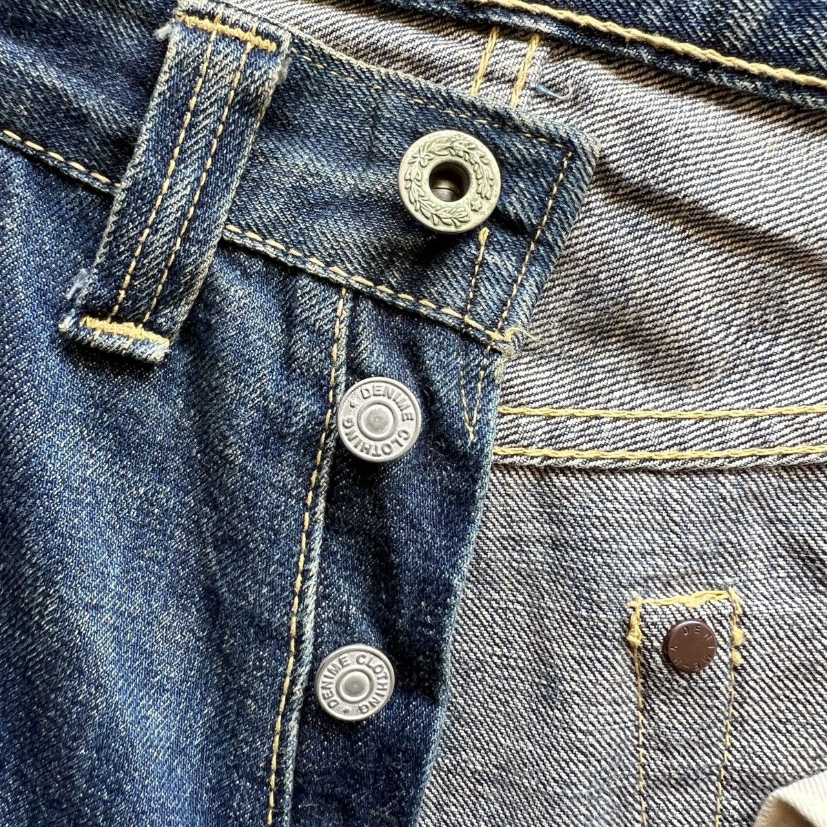 Denime Vintage Denime Authentic Leather Patch Slevedge DenimJeans Size US 30 / EU 46 - 11 Thumbnail