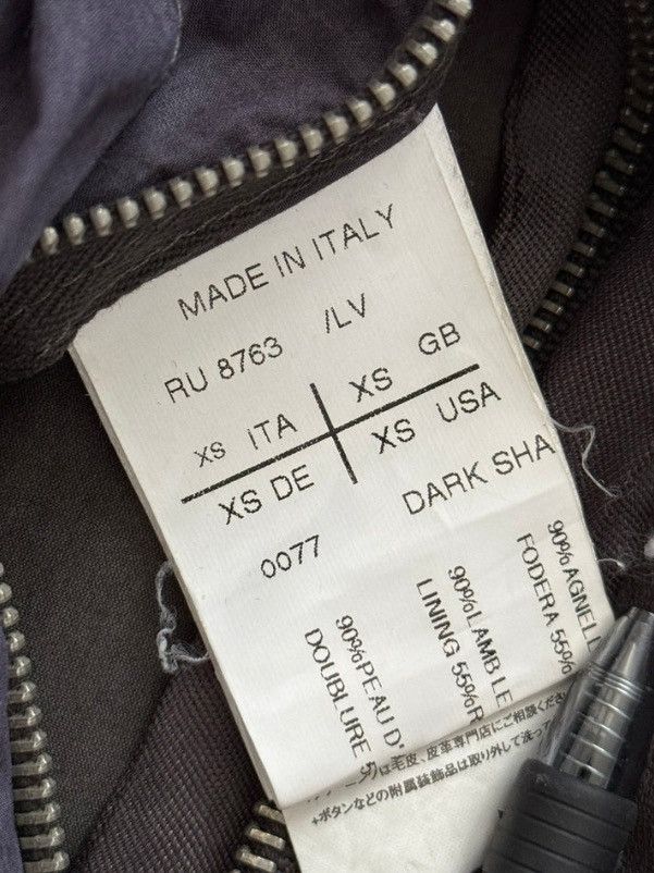 Rick Owens Rick Owens SS11 “Anthem” Intarsia Leather Jacket Size US XS / EU 42 / 0 - 16 Thumbnail