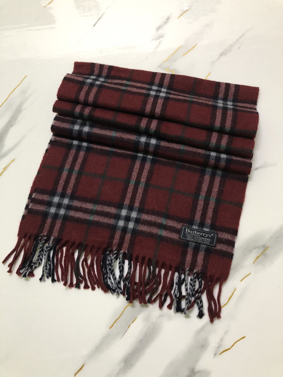 Burberry Vintage Burberrys Muffler Scarf Size ONE SIZE - 2 Thumbnail
