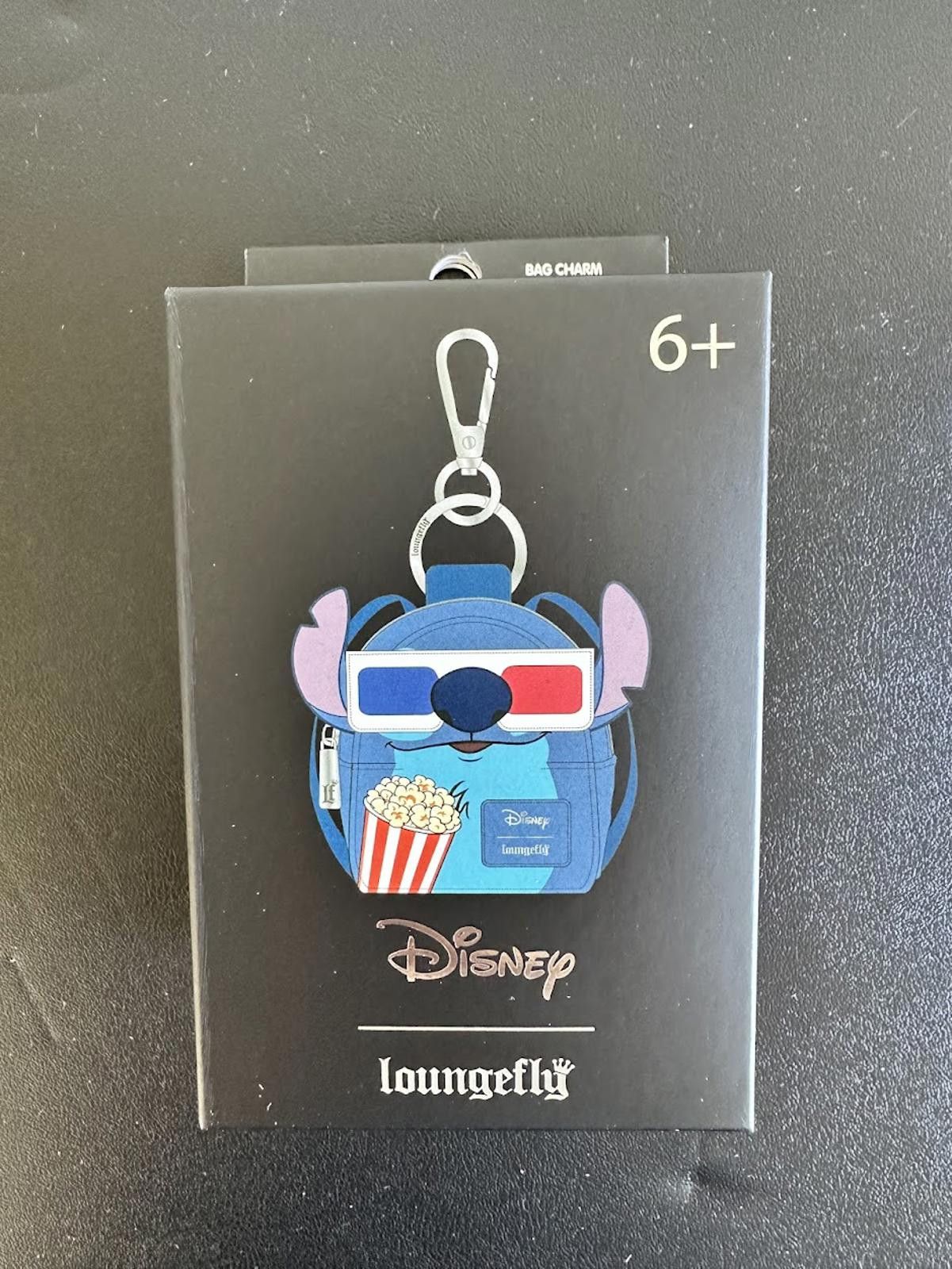 Other NIB Loungefly Disney Stitch Popcorn Mini Backpack Bag Clip Size ONE SIZE - 2 Thumbnail