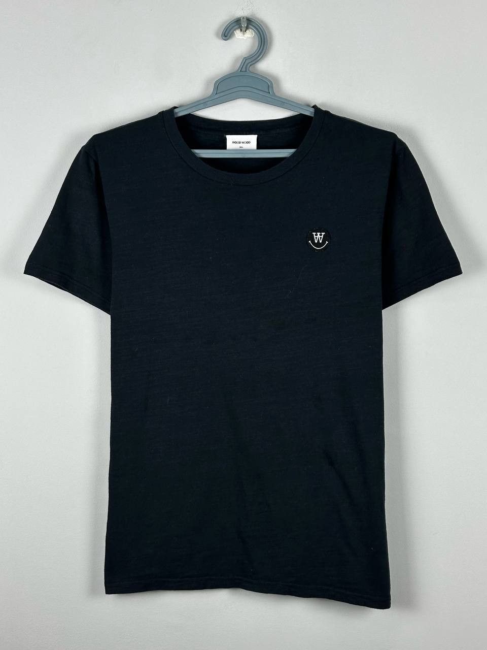 Wood Wood Wood Wood Black Cotton Logo T Shirt Made In Portugal Size US S / EU 44-46 / 1 - 1 Thumbnail