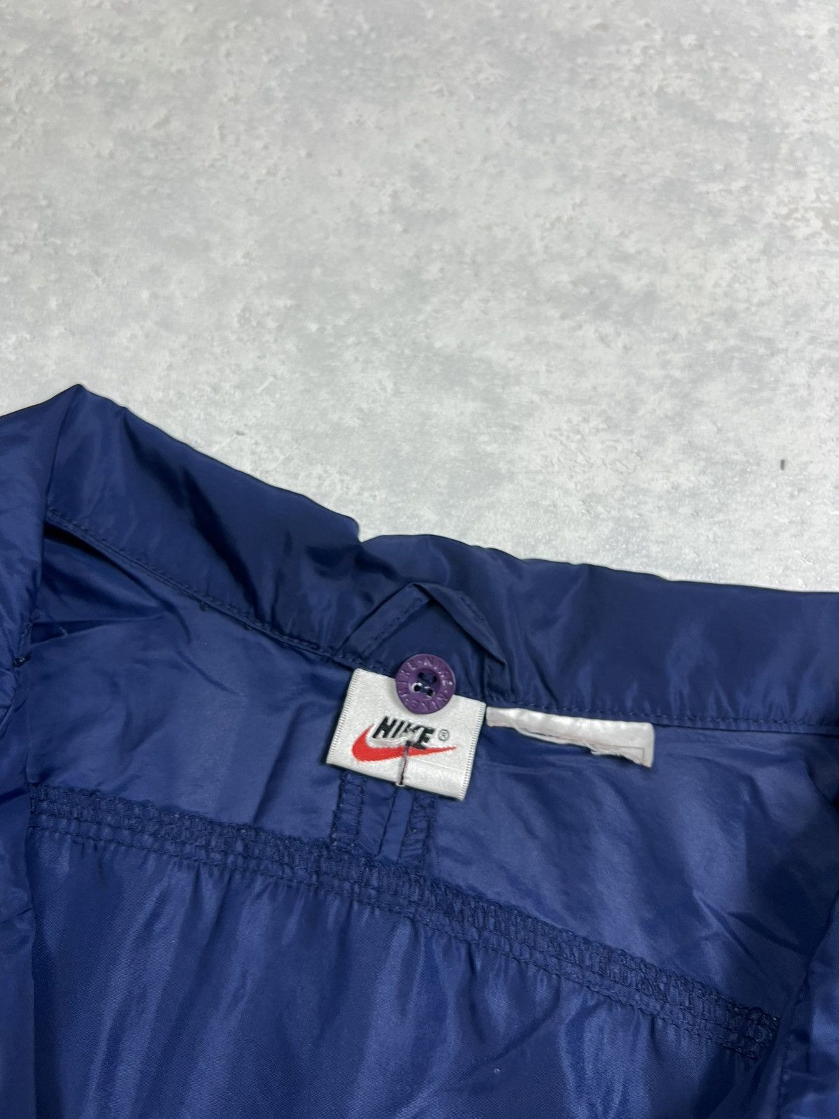 Nike 90s Nike Double Swoosh Vintage Y2K Oversized Nylon Jacket Size US XL / EU 56 / 4 - 6 Thumbnail