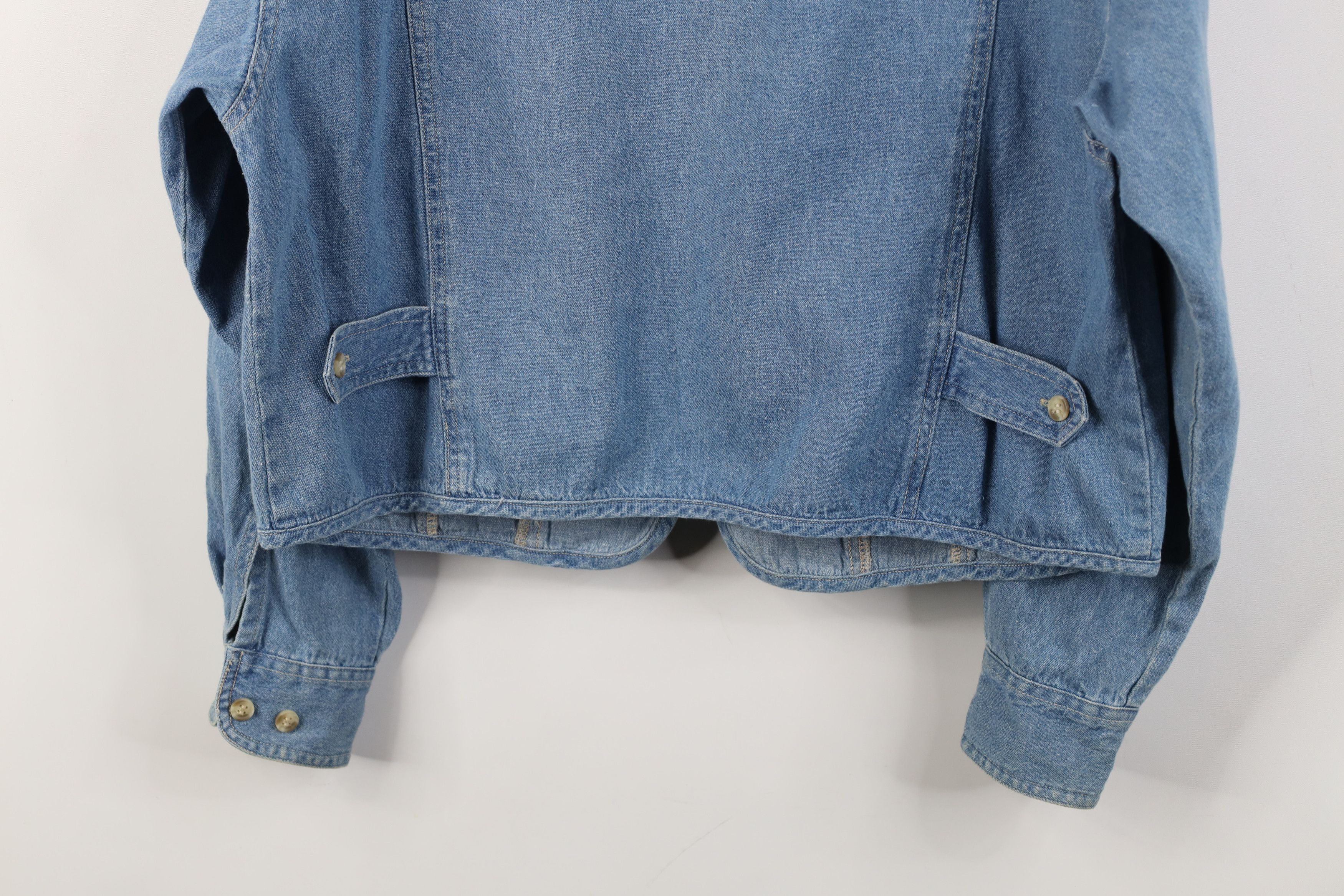 Vintage Vintage 90s Streetwear Babydoll Denim Trucker Jacket Blue Size M / US 6-8 / IT 42-44 - 15 Thumbnail