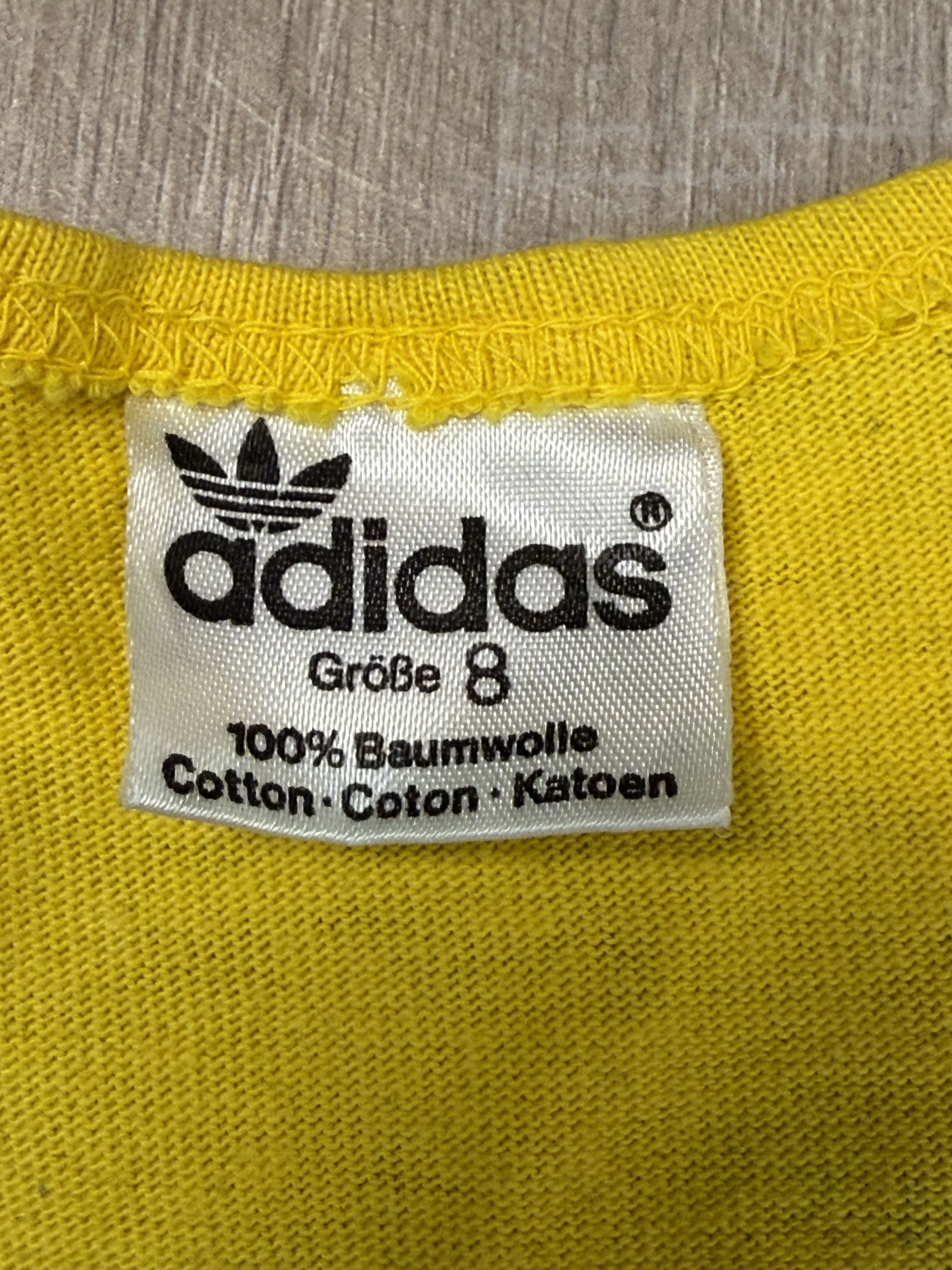 Adidas Vintage 80s Adidas Running Jersey Lac Quelle Furth Shirt Size US L / EU 52-54 / 3 - 5 Thumbnail