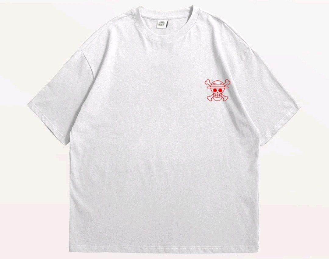 image of Rare One Piece Mugiwara Monkey D Luffy Mode Nika Gear 5Th in White, Men's (Size XL)