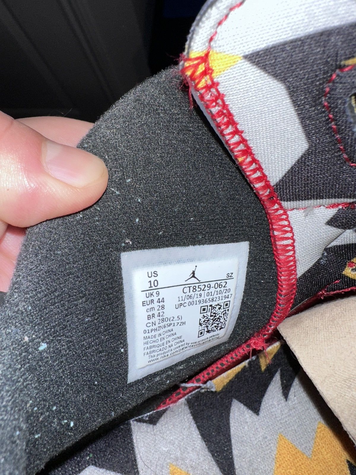 Jordan Brand Jordan 6’s “Hare” Retro (2020) Size US 10 / EU 43 - 3 Thumbnail