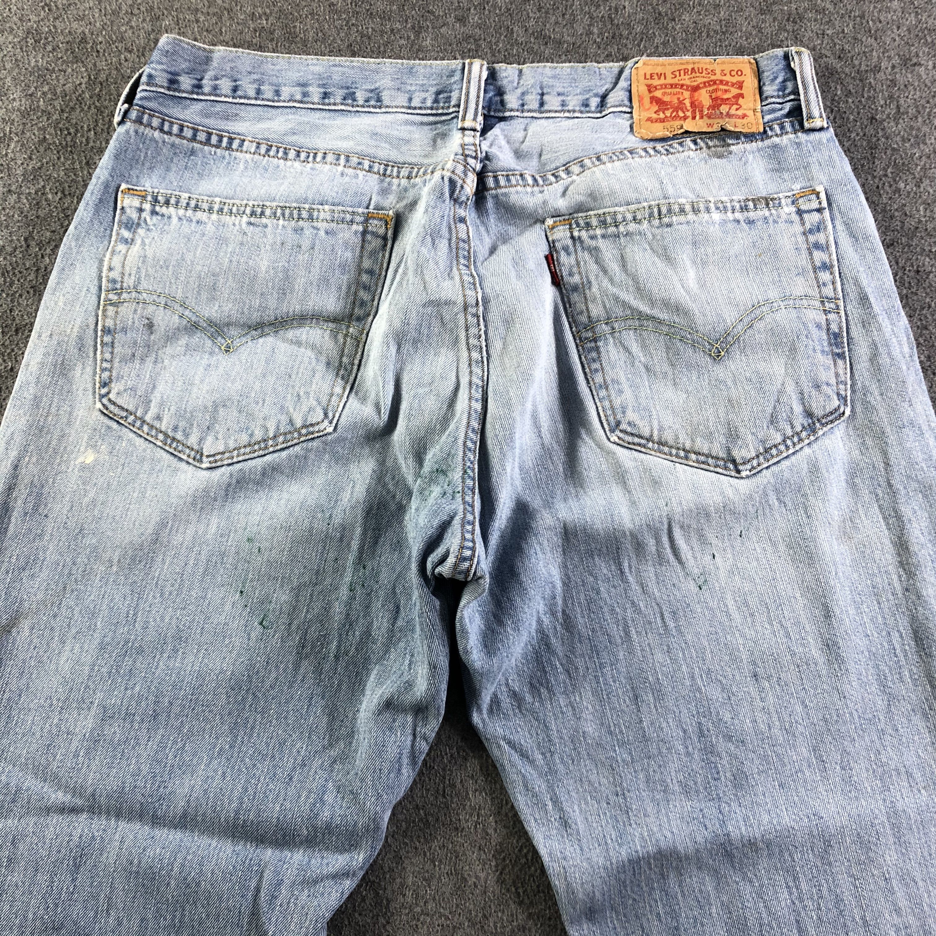 Levi's Vintage Blue Wash Levis 559 Jeans-J4265 Size US 34 / EU 50 - 4 Thumbnail