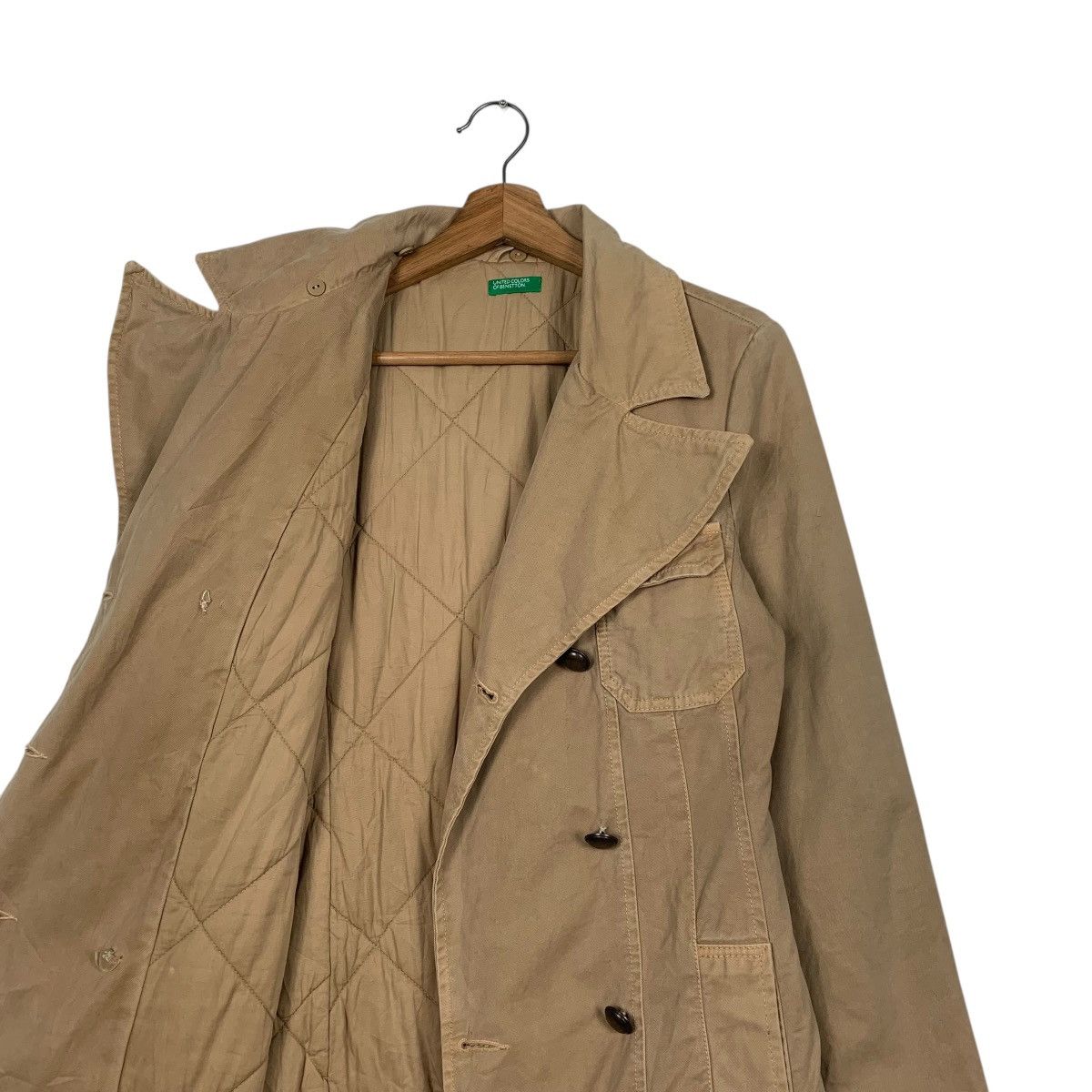 United Colors Of Benetton United Color Of Benetton Double Breasted Trench Coat Size M / US 6-8 / IT 42-44 - 11 Thumbnail