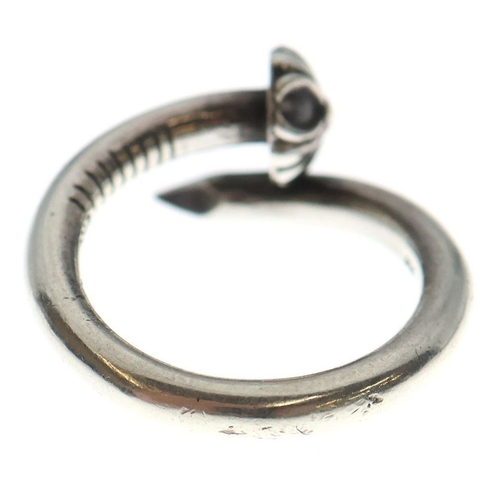 CHROME HEARTS Nail Cross Ball Ring Silver
