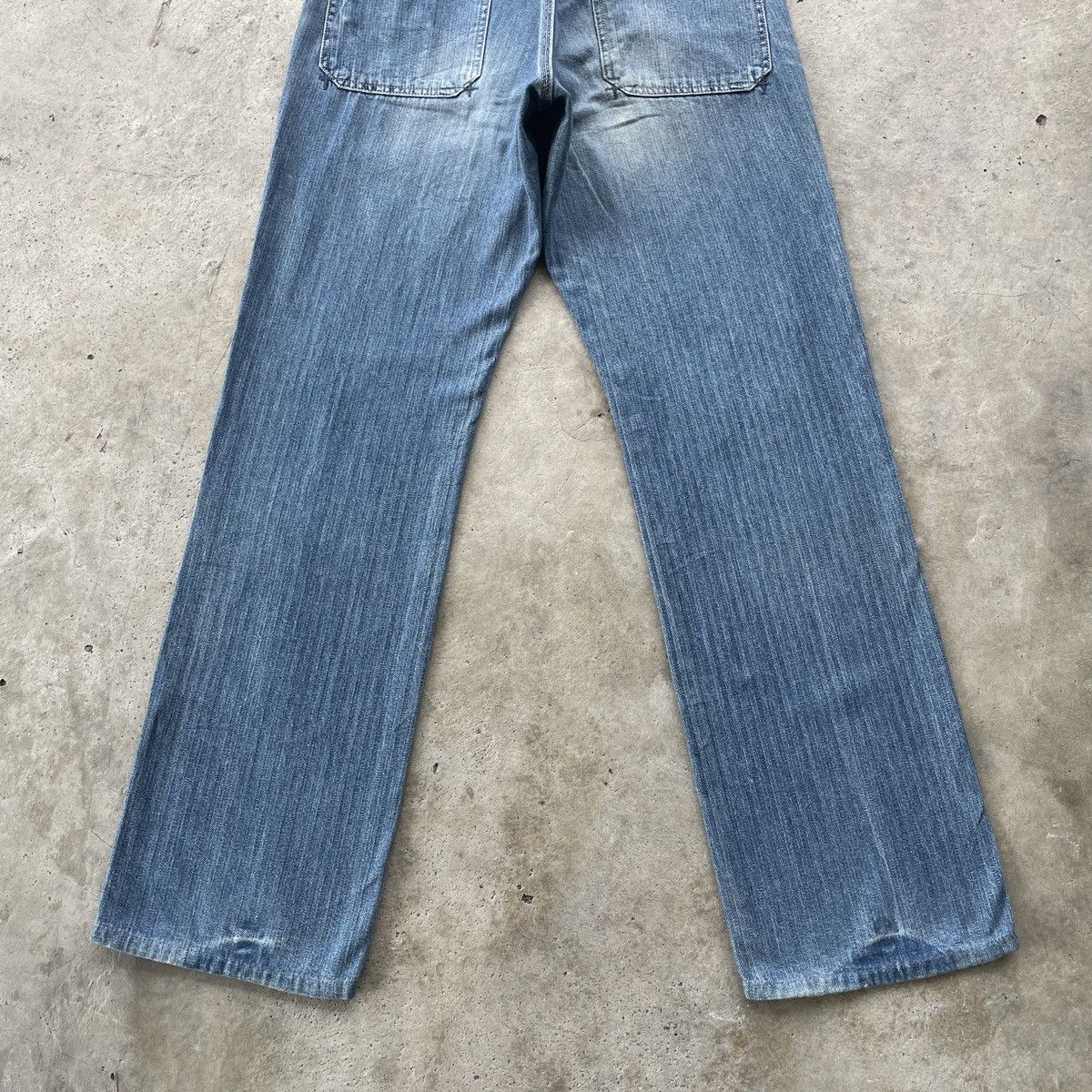 Japanese Brand × Jean W30 Vintage Japan Faded HBT Distressed Jeans Pants Denim Size US 30 / EU 46 - 11 Thumbnail