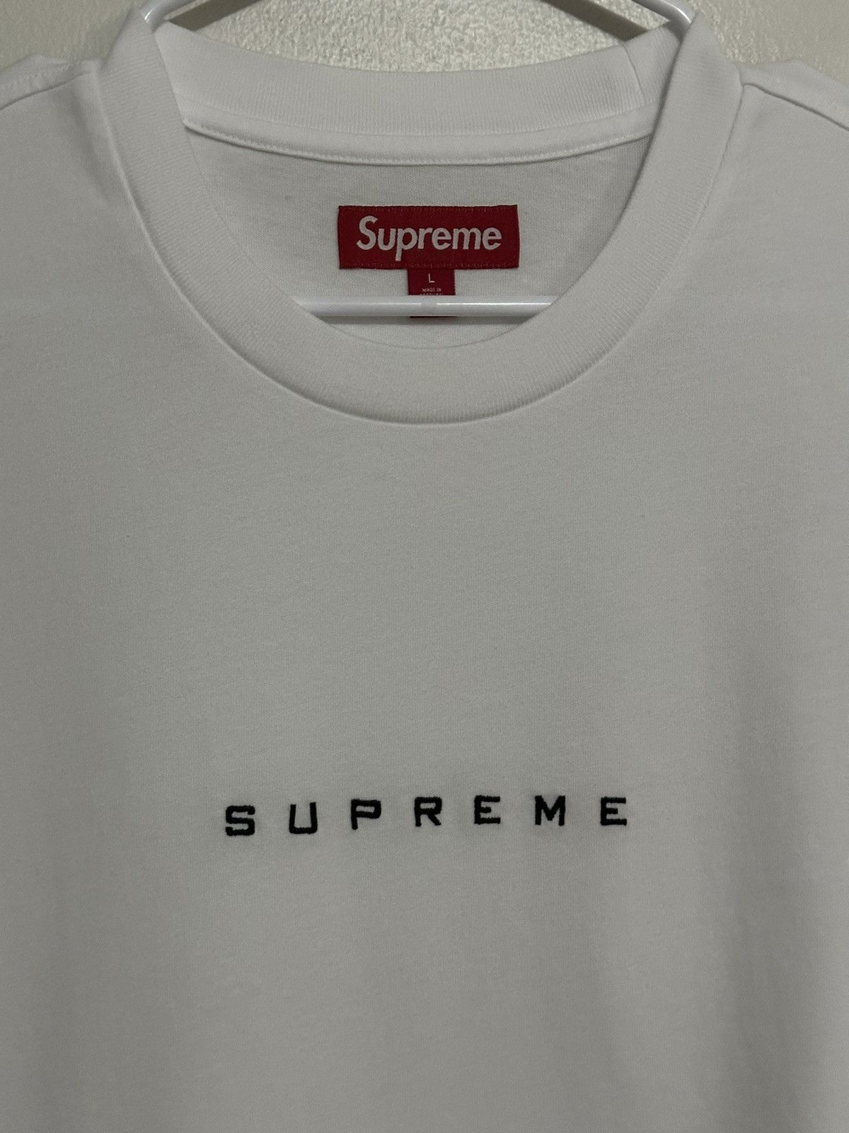 Supreme Supreme University S/S Top Tee Size US L / EU 52-54 / 3 - 2 Thumbnail