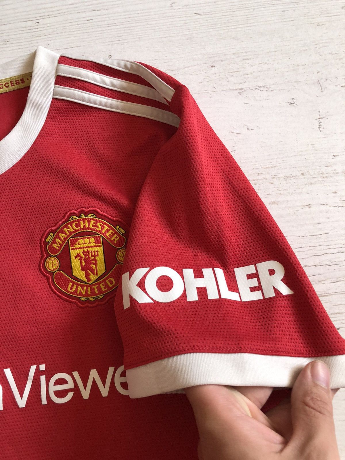 Adidas Manchester United 2021 Ronaldo 7 Home Shirt Jersey Size US L / EU 52-54 / 3 - 5 Thumbnail